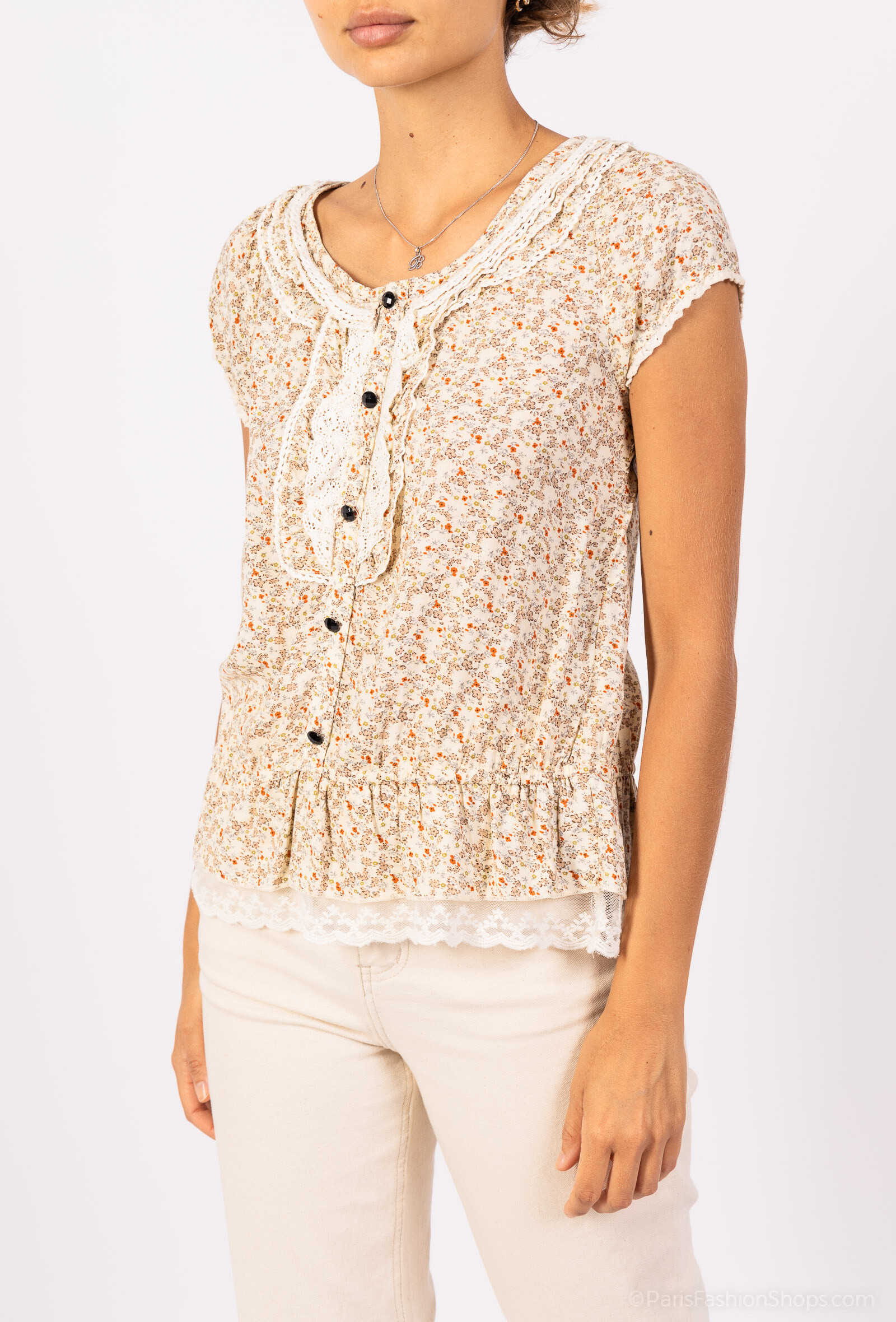 Wholesaler DIVA TEX - Light patterned top