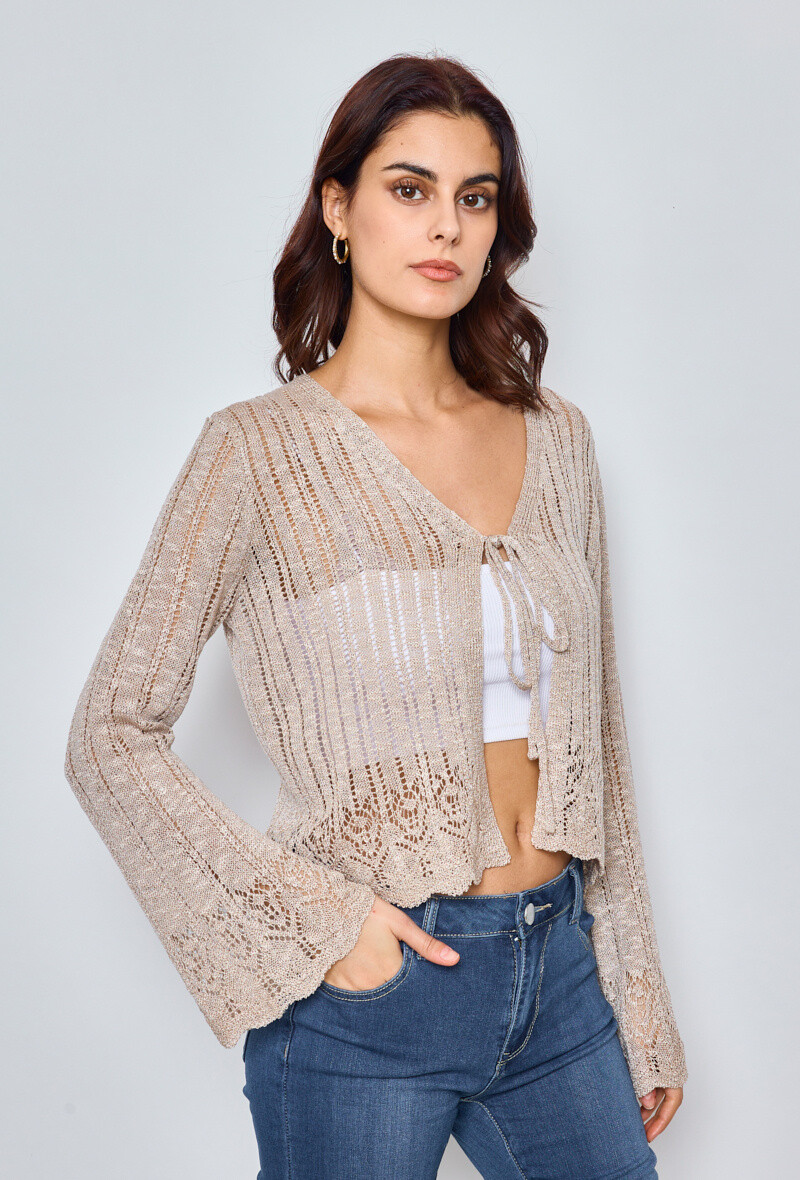 Mayorista DIVA TEX CROCHET - Chaleco corto de crochet