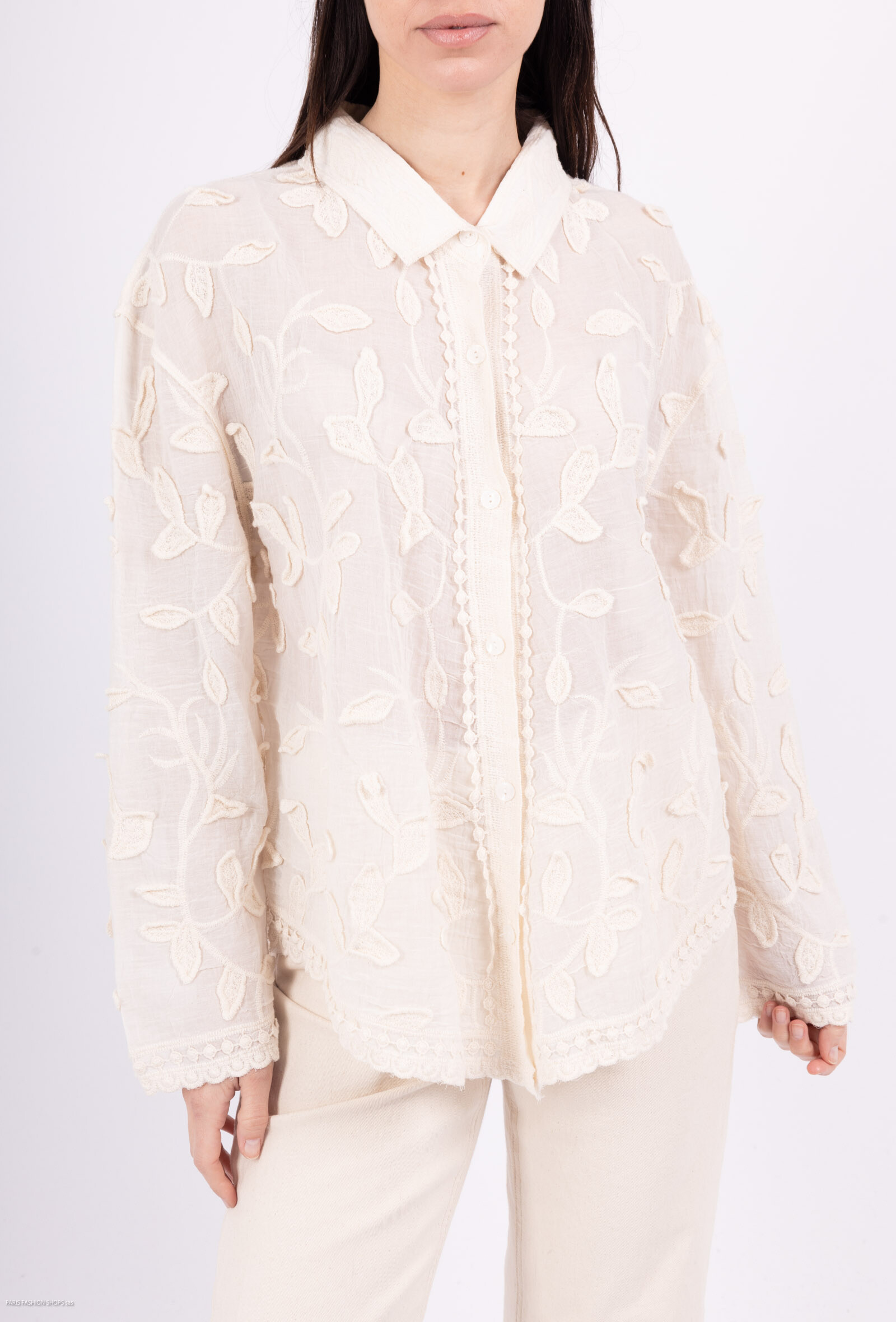 Grossiste Dix-onze - Chemise coton brodé