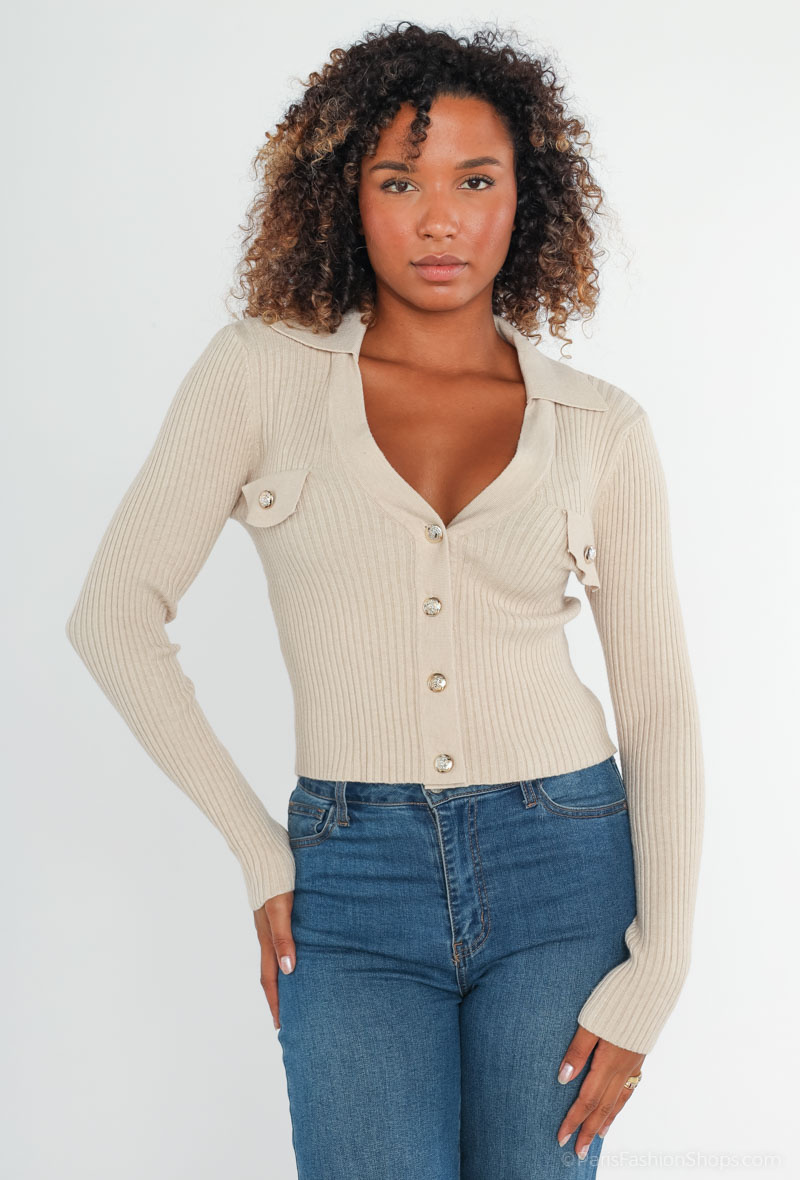 Wholesaler Dix-onze - Oversized v-neck sweater