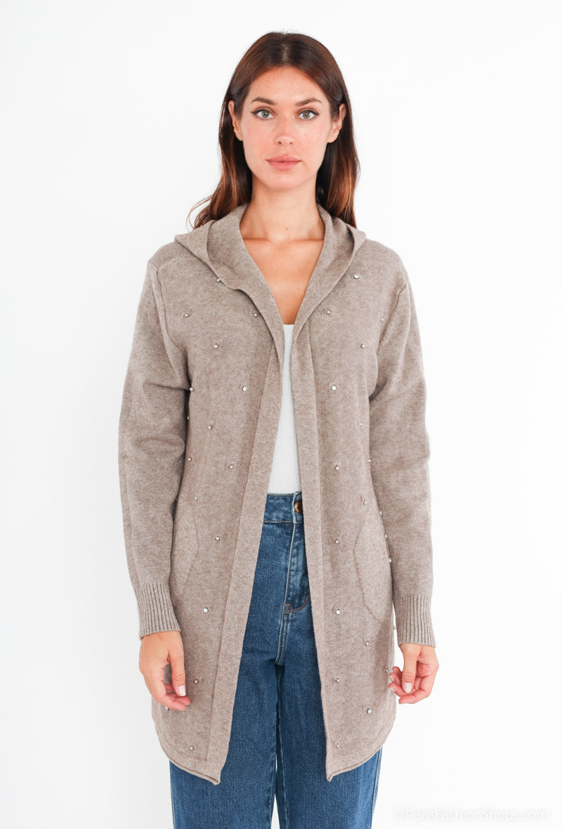 Wholesaler Dix-onze - Oversized v-neck sweater