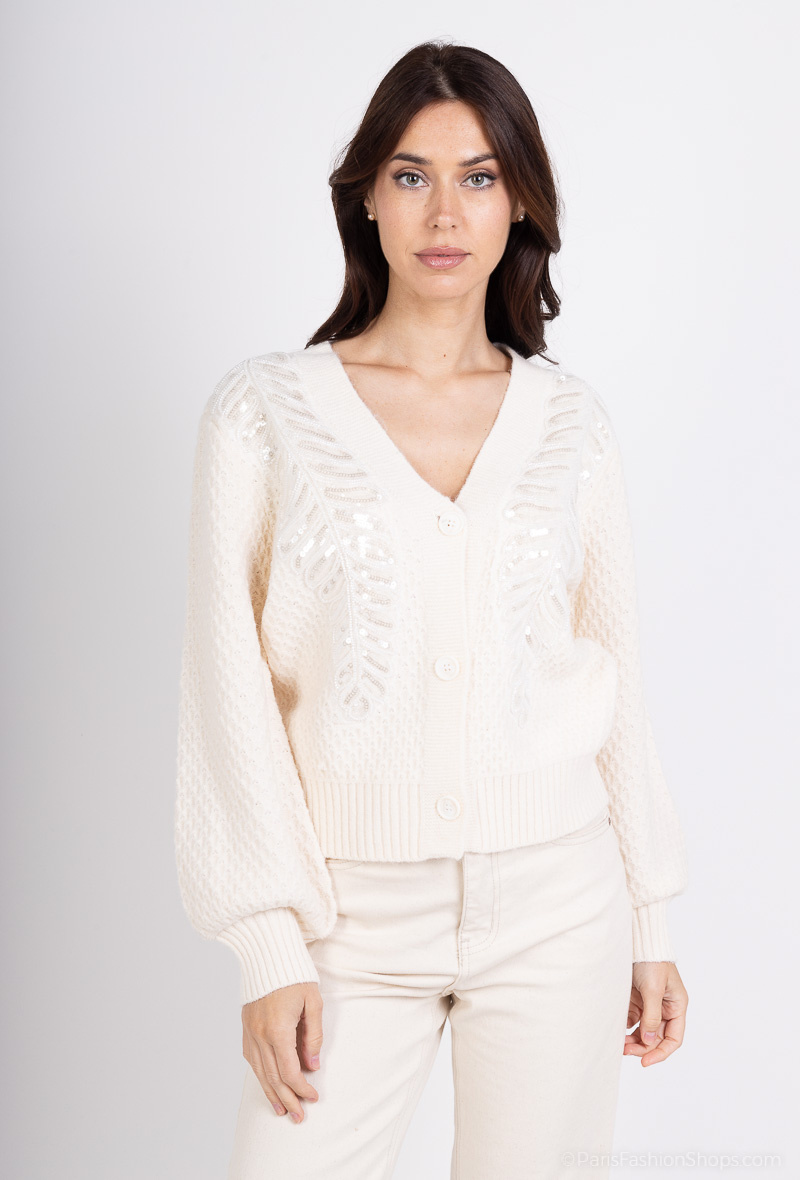 Wholesaler Dix-onze - Oversized v-neck sweater