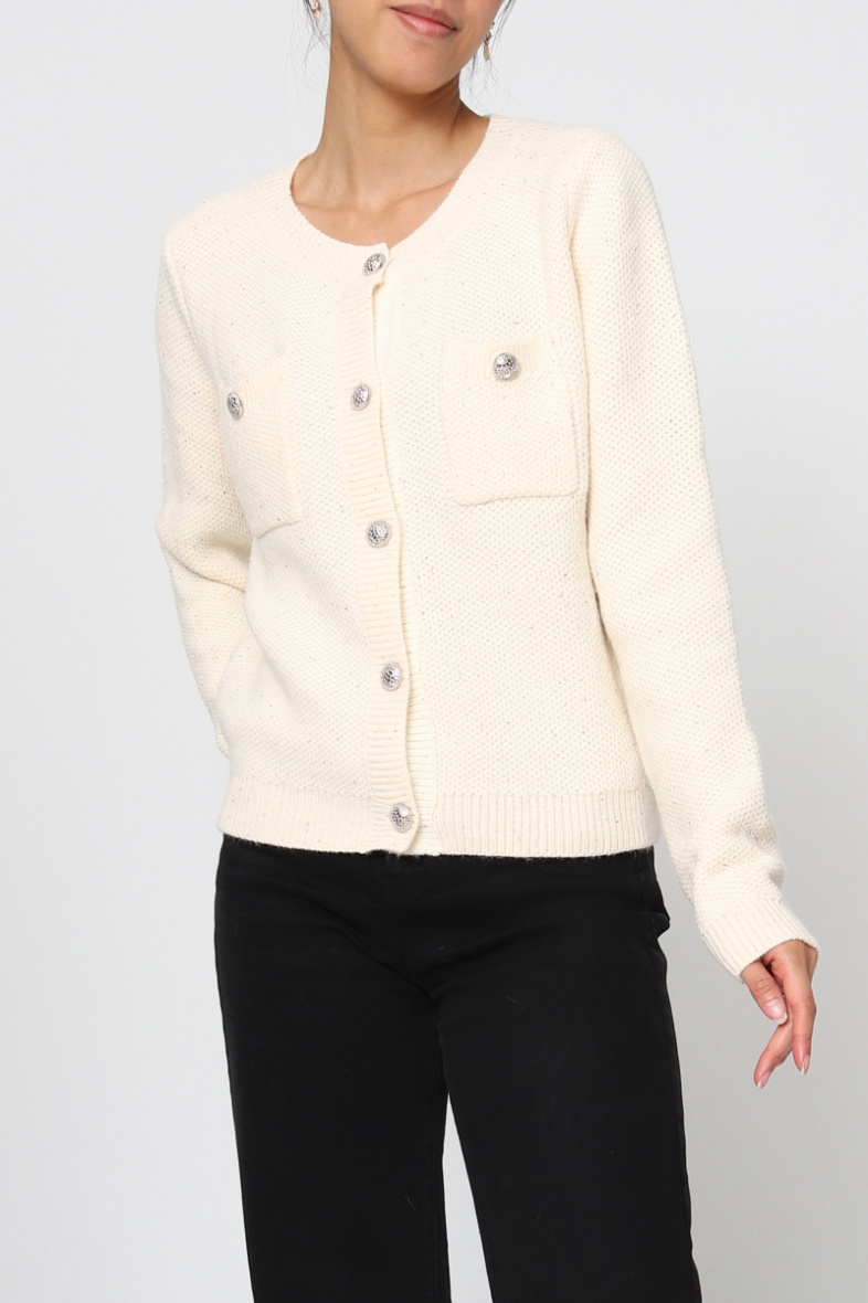 Großhändler Dix-onze - Übergroßer Pullover mit V-Ausschnitt