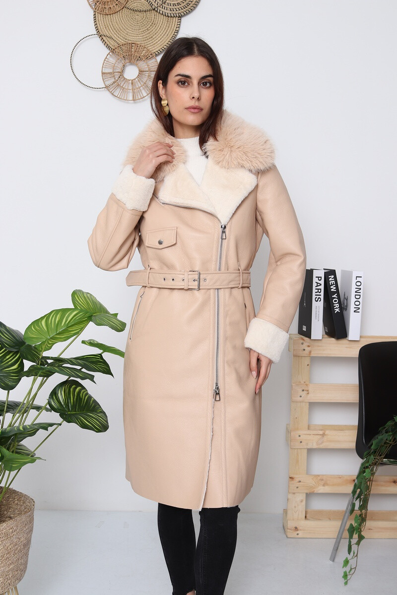 Grossiste Dix-onze - manteau long avec fourrure