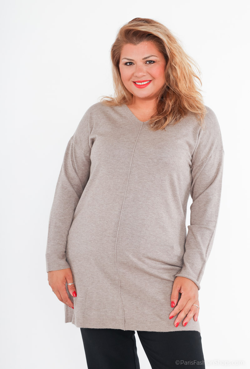 Wholesaler Dix-onze - Oversized v-neck sweater