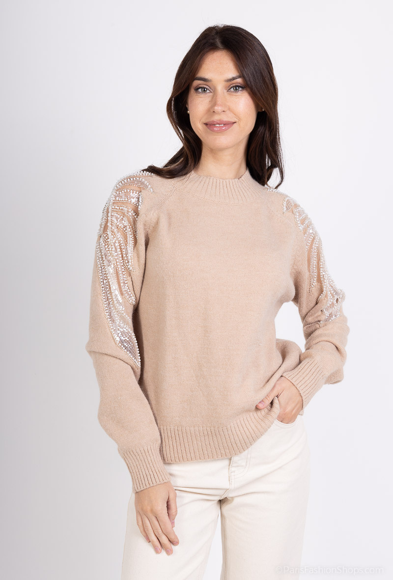 Wholesaler Dix-onze - Oversized v-neck sweater