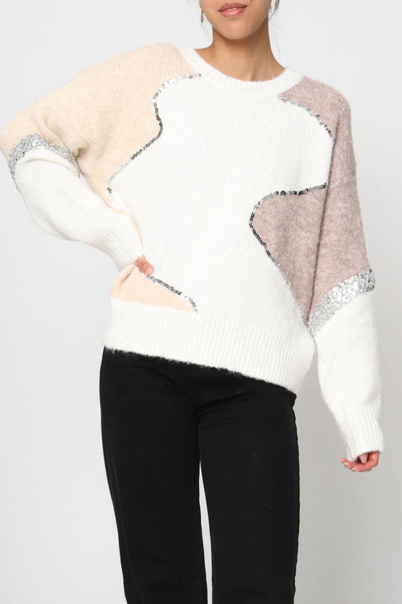 Wholesaler Dix-onze - Oversized v-neck sweater