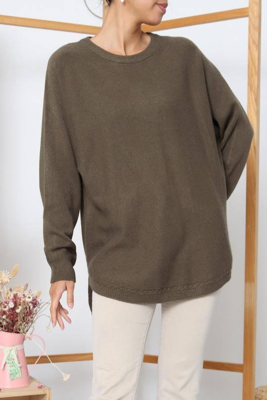 Grossiste Dix-onze - Pull doux col rond oversize