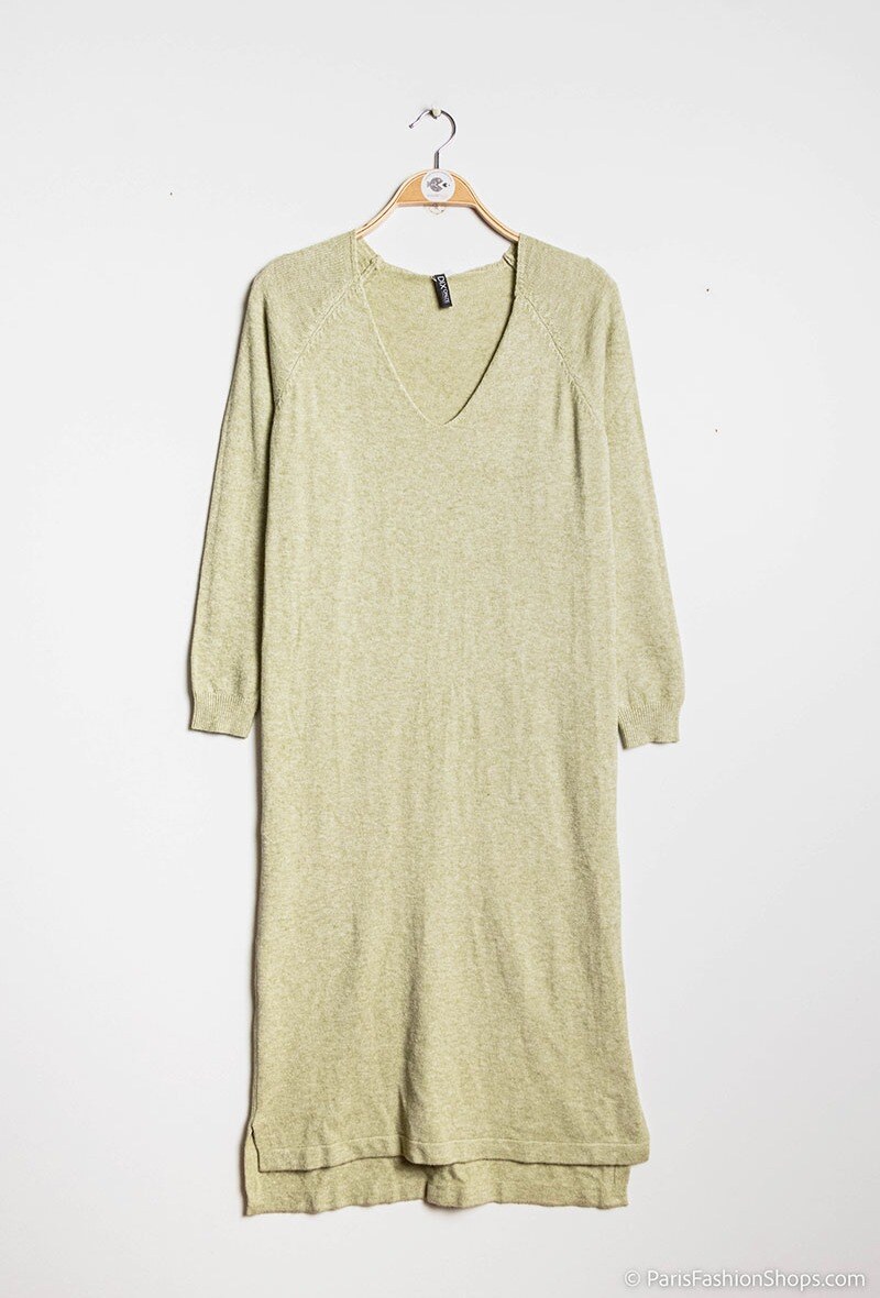 Grossiste Dix-onze - Pull robe doux col v
