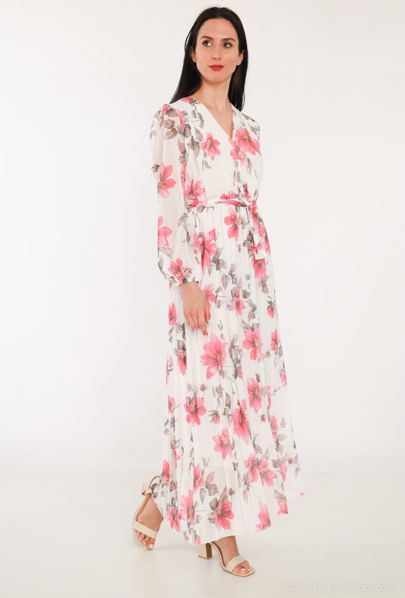 Mayorista Dix-onze - Vestido largo plisado