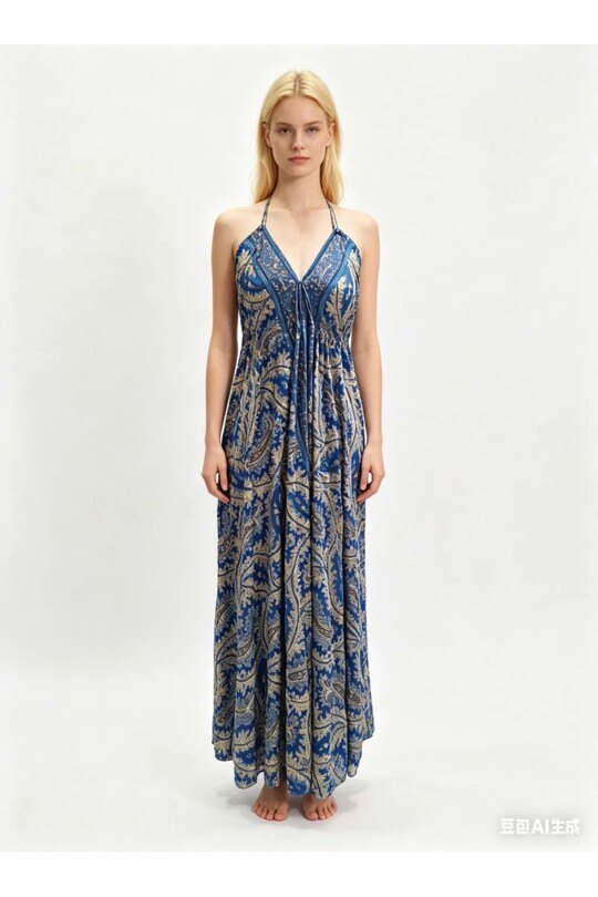 Grossiste Dix-onze - Robe longue dos nue imprimée