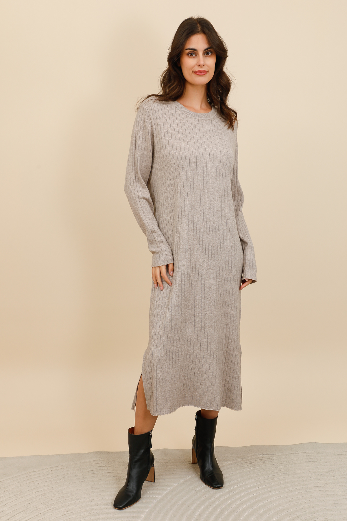 Grossiste Dix-onze - Robe longue en maille douce