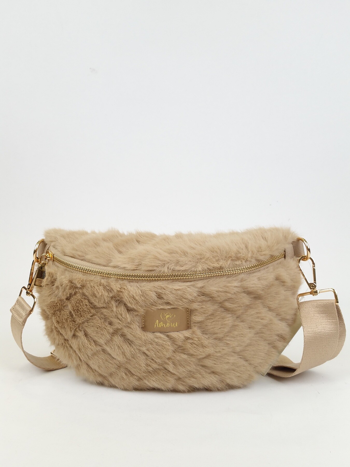 Grossiste Dollibag - Sac banane fourrure