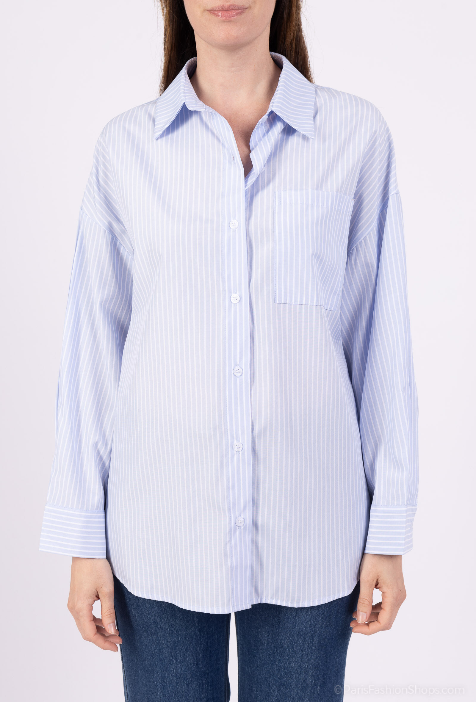Grossiste Dolssaci - Chemise Rayée en Cotton