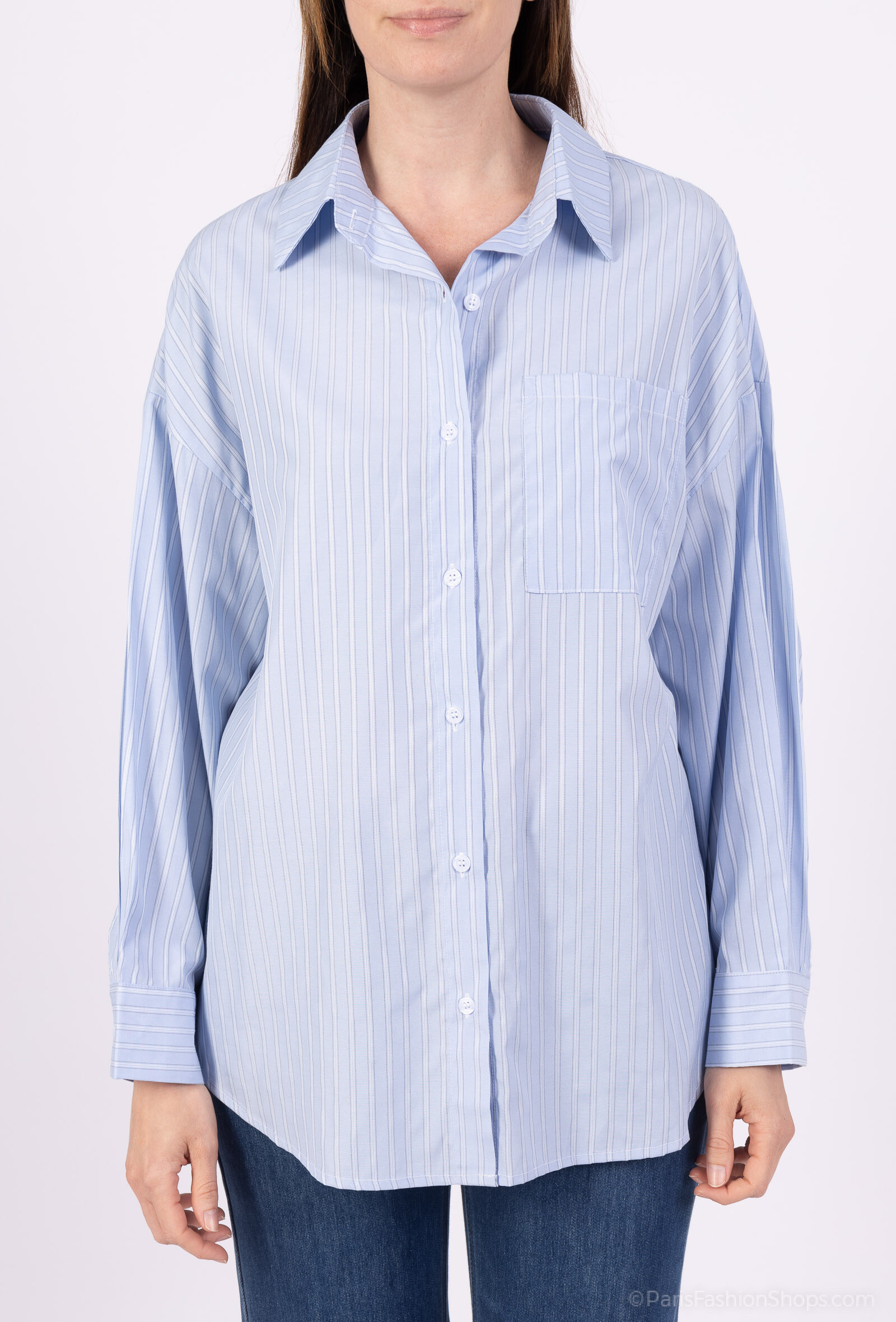 Grossiste Dolssaci - Chemise Rayée en Cotton