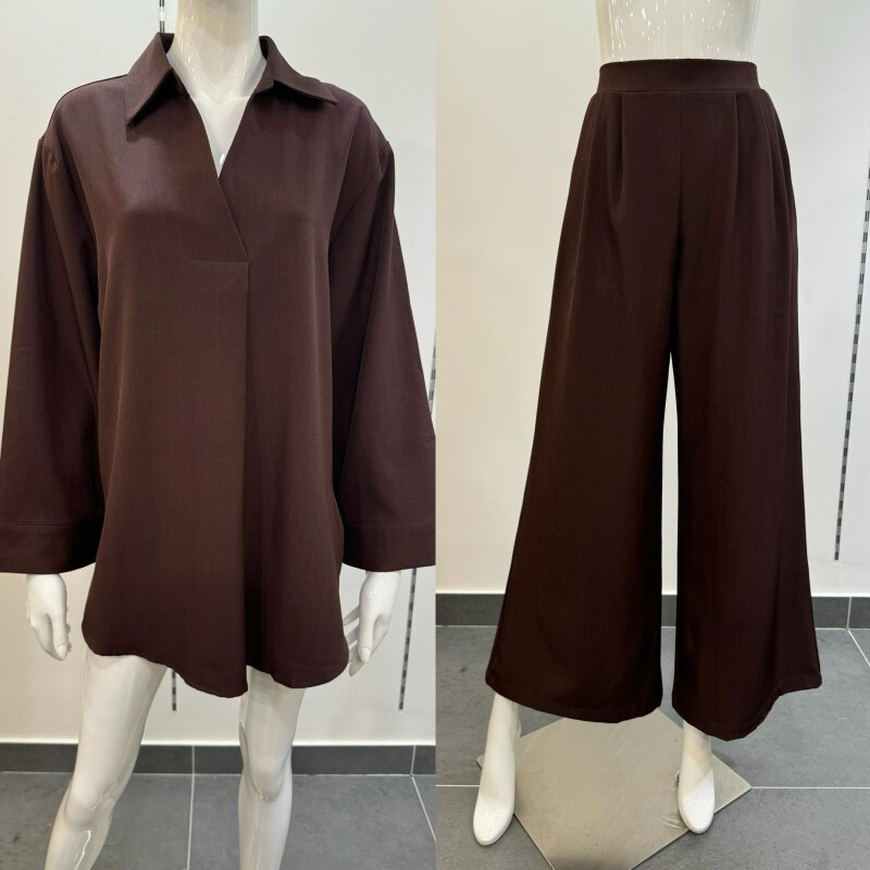 Wholesaler Dolssaci - Plain V-neck set