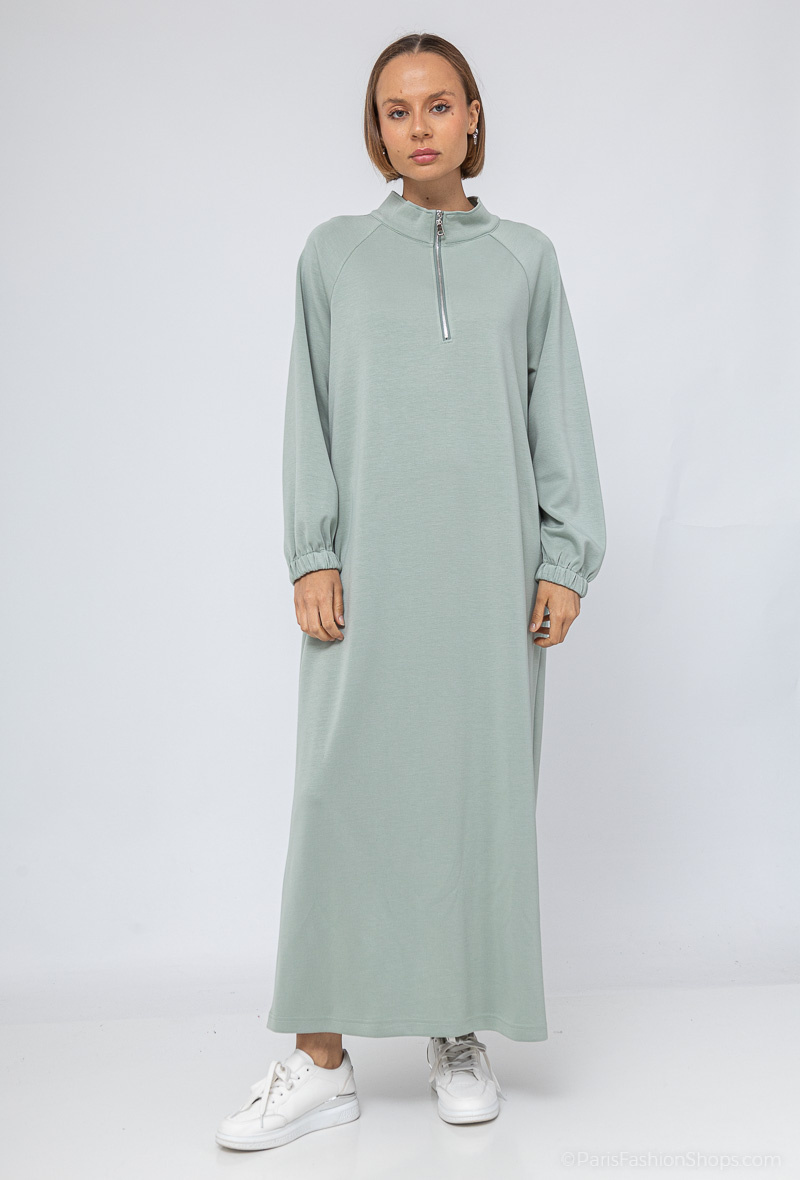 Wholesaler Dolssaci - Zip front hoodie dress