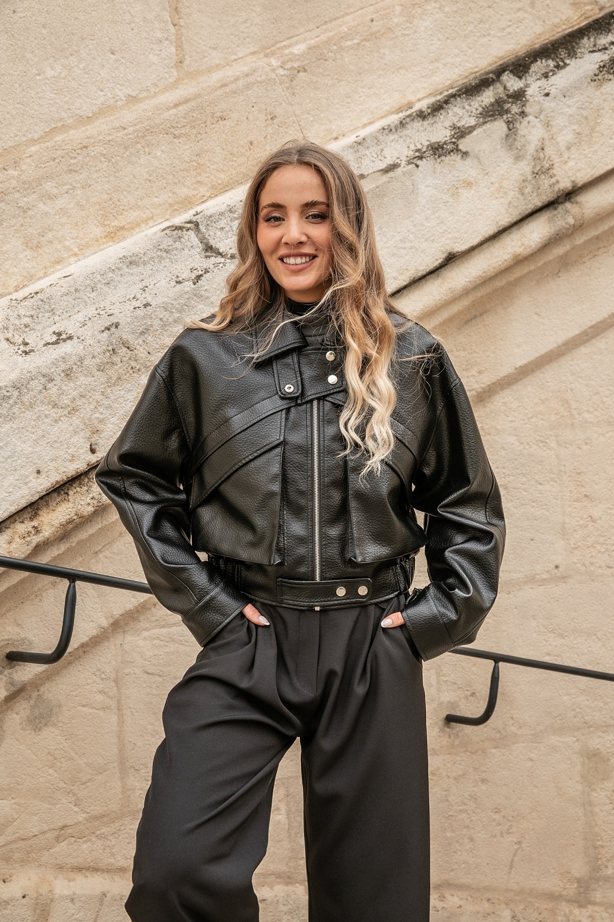Mayorista Dona Lisa - Chaqueta de cuero sintético