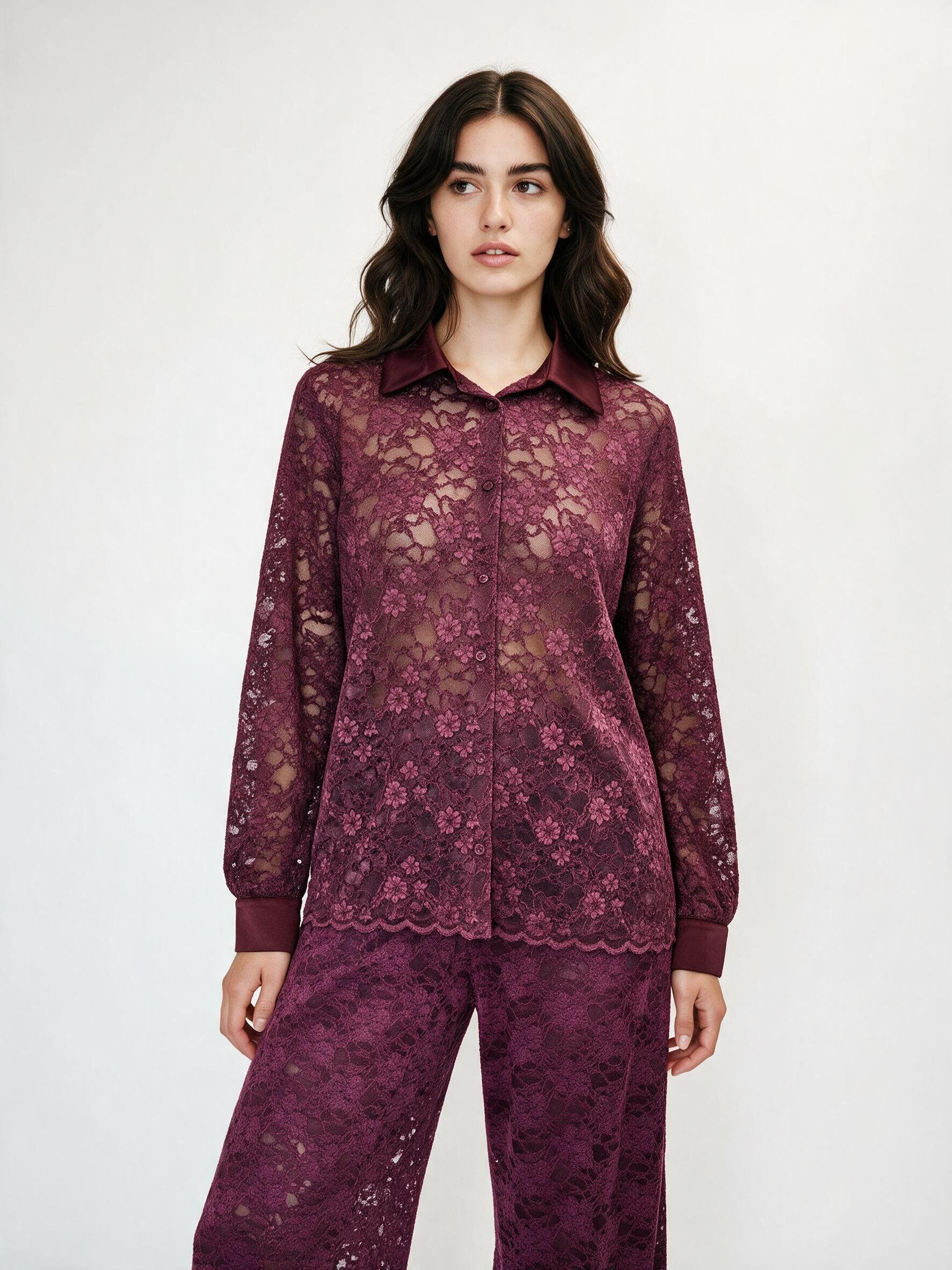 Wholesaler DOREMI - Blouse with combined lace