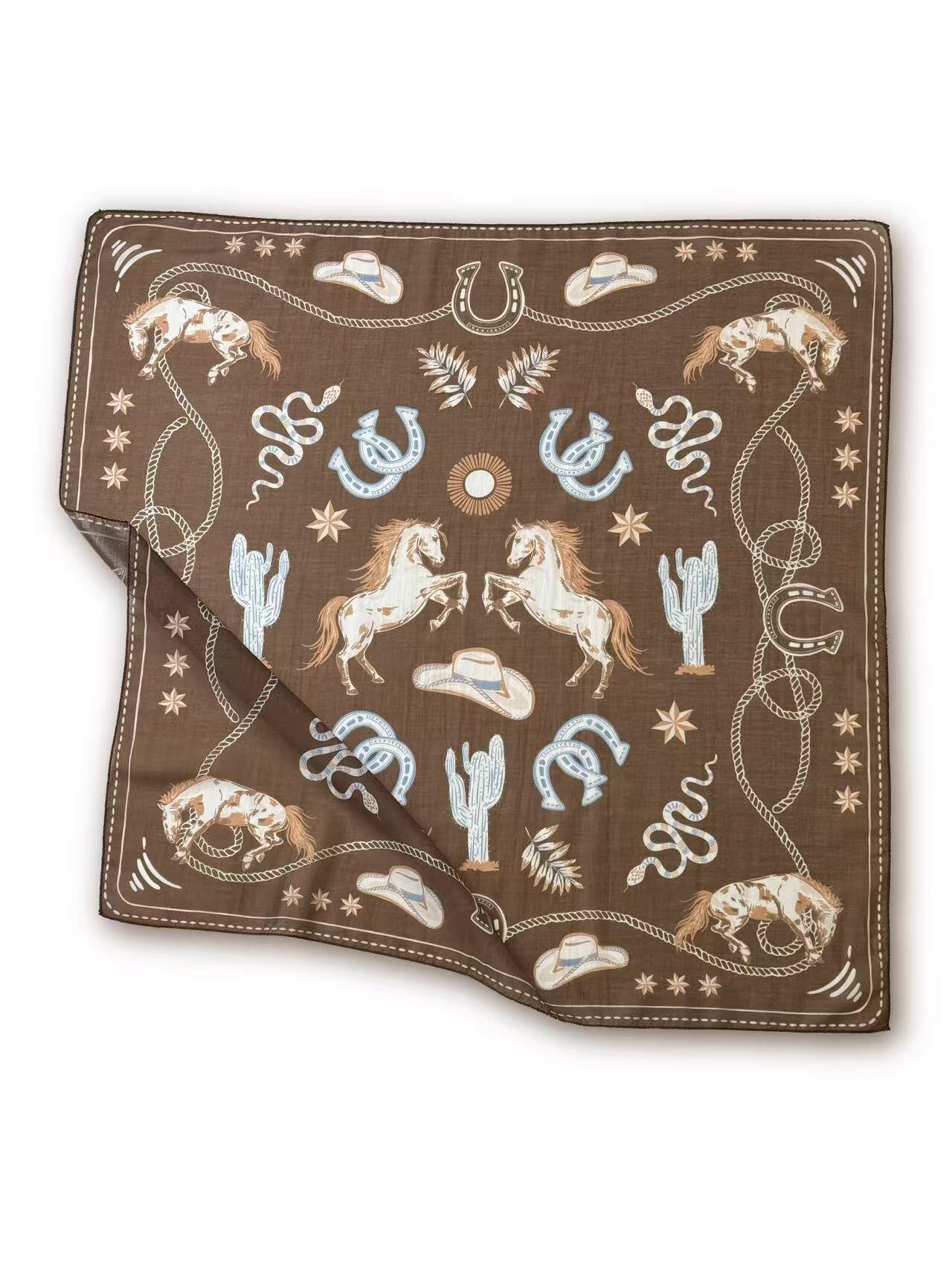 Wholesaler DOREMI - PATTERNED PRINT SCARF