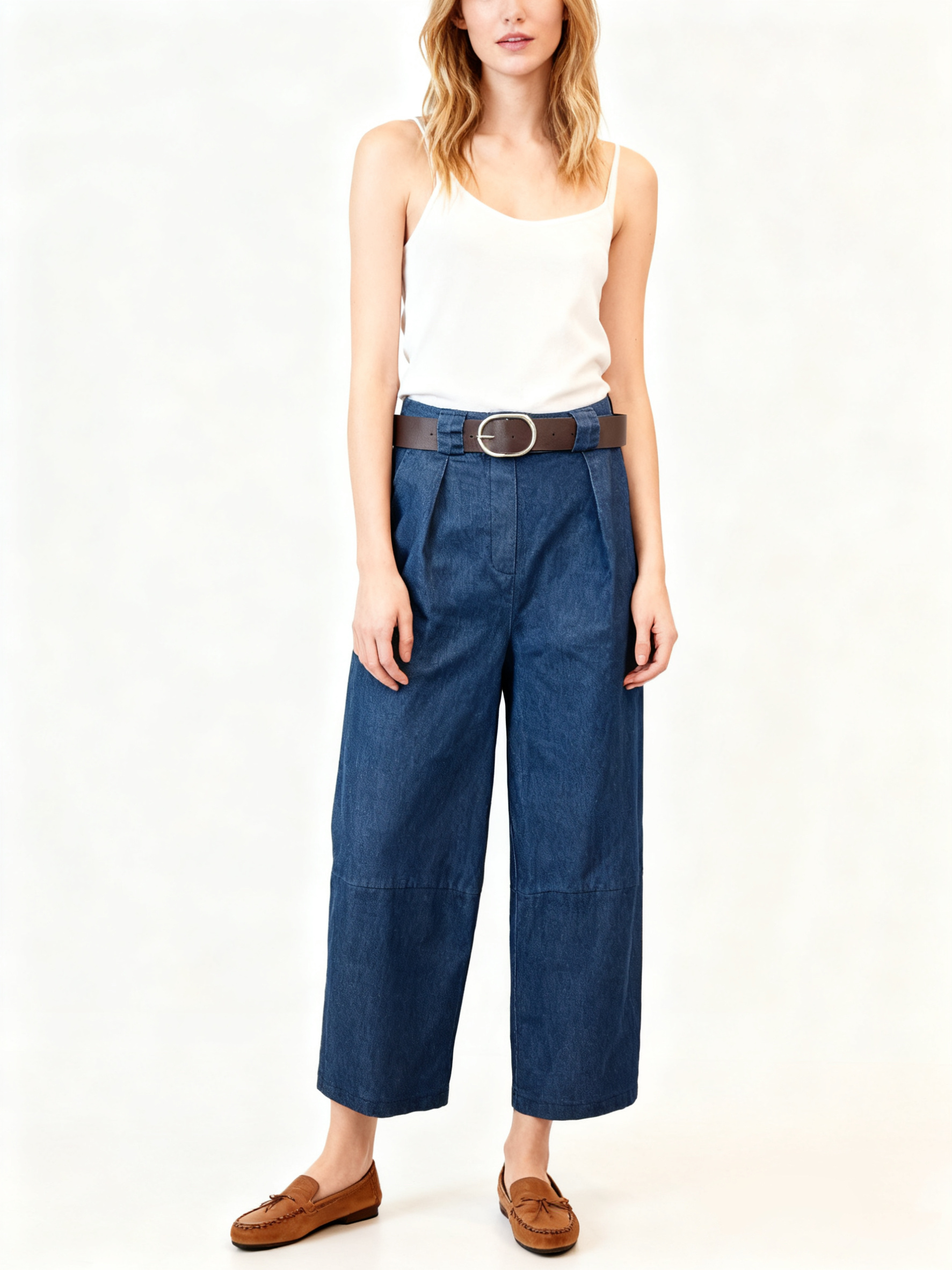 Grossista DOREMI - JEANS BALLOON CON CINTURA