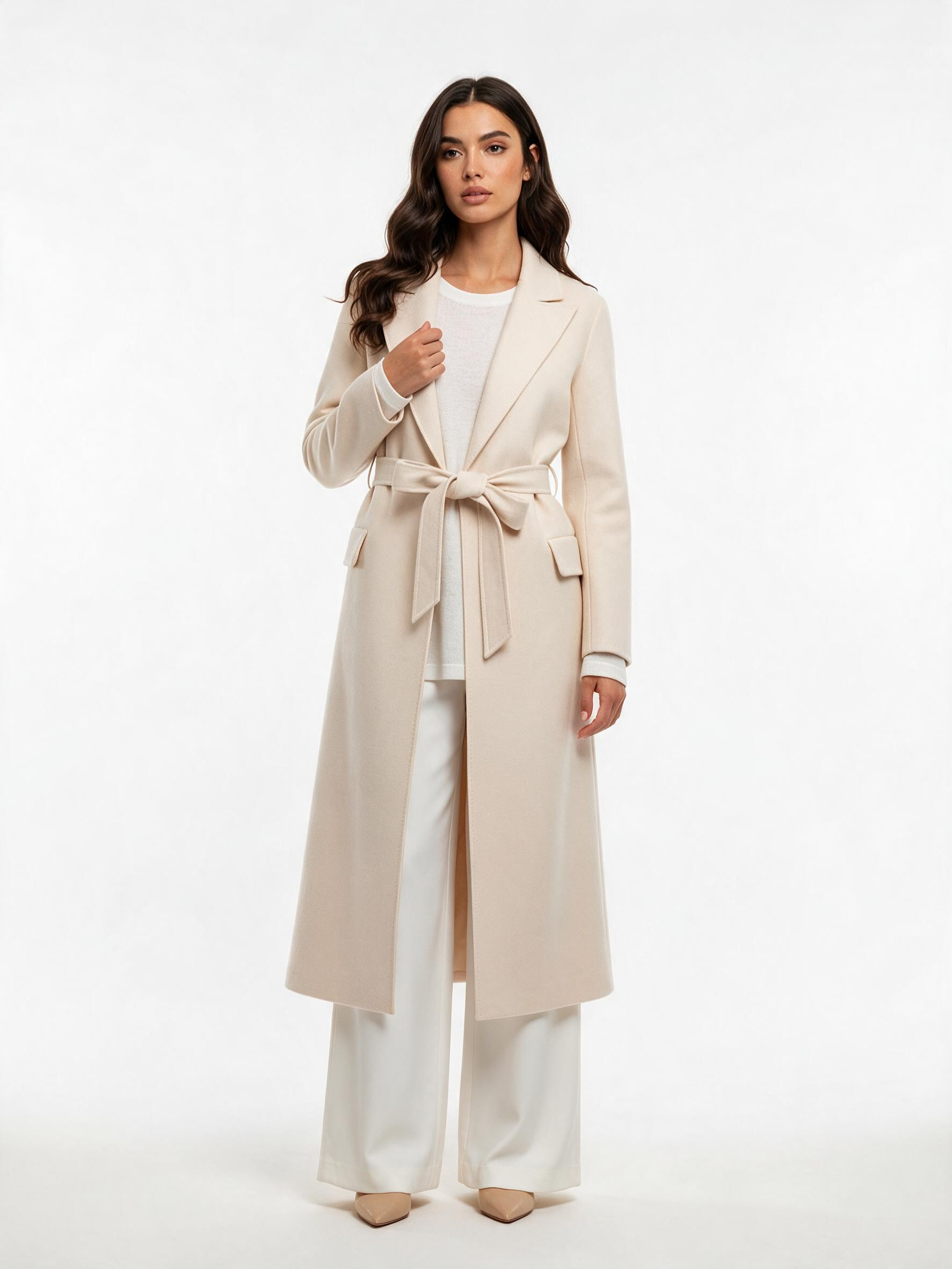 Wholesaler DOREMI - Long tie-up coat