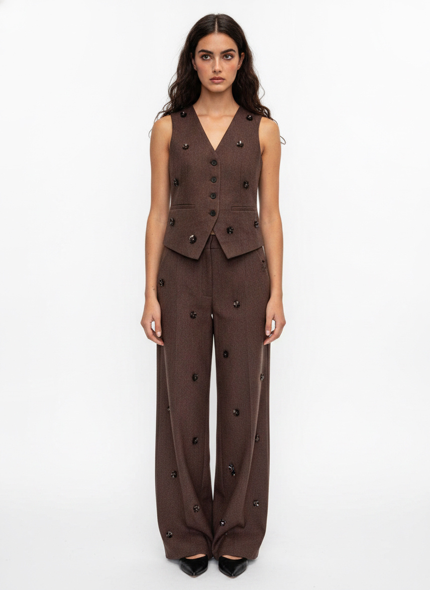 Wholesaler DOREMI - Elegant twill trousers