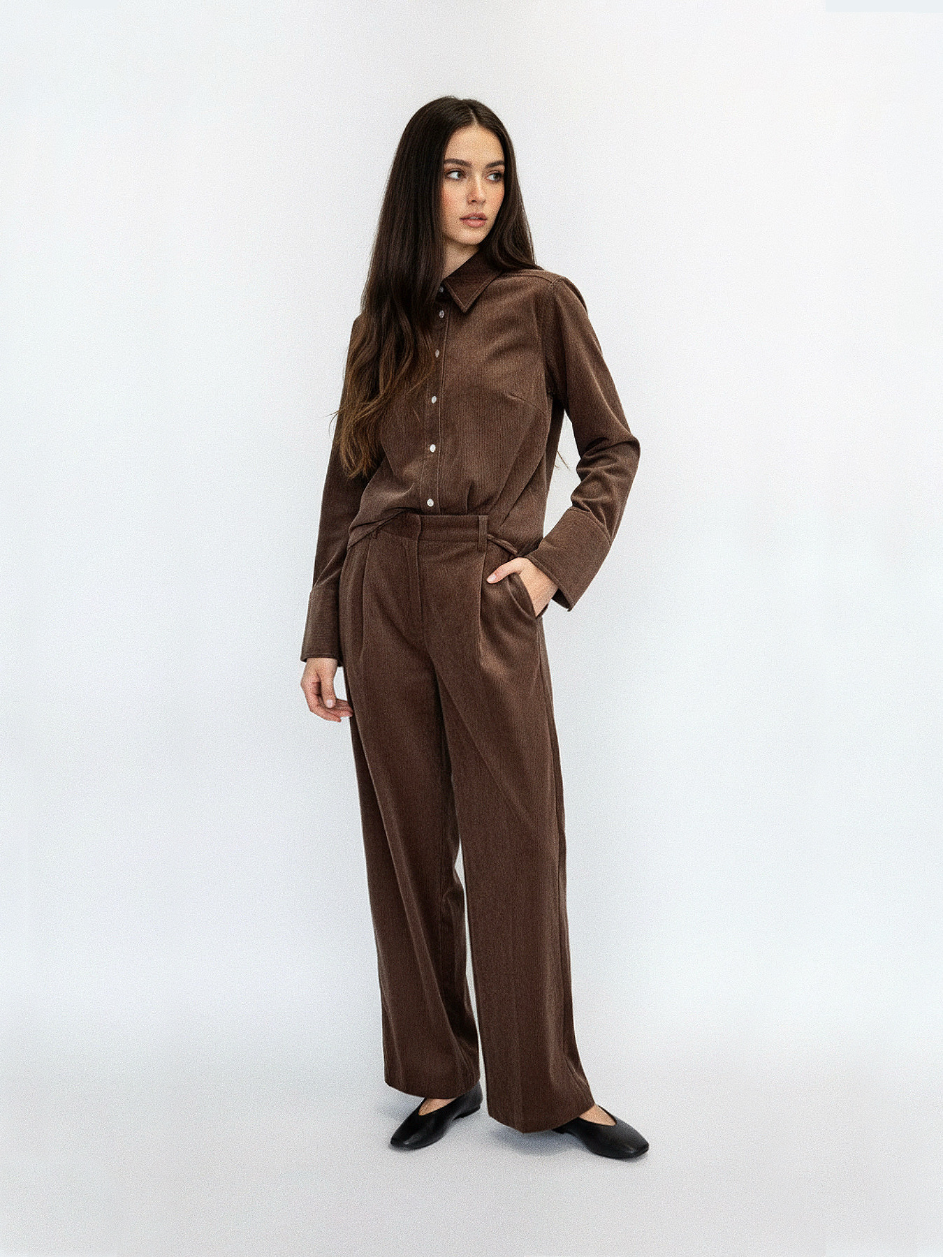 Wholesaler DOREMI - Straight corduroy pants