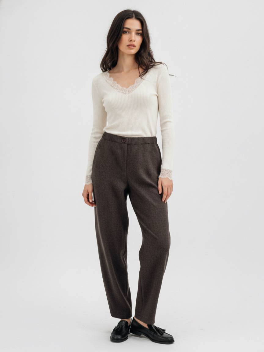 Wholesaler DOREMI - Chinos with elastic waistband