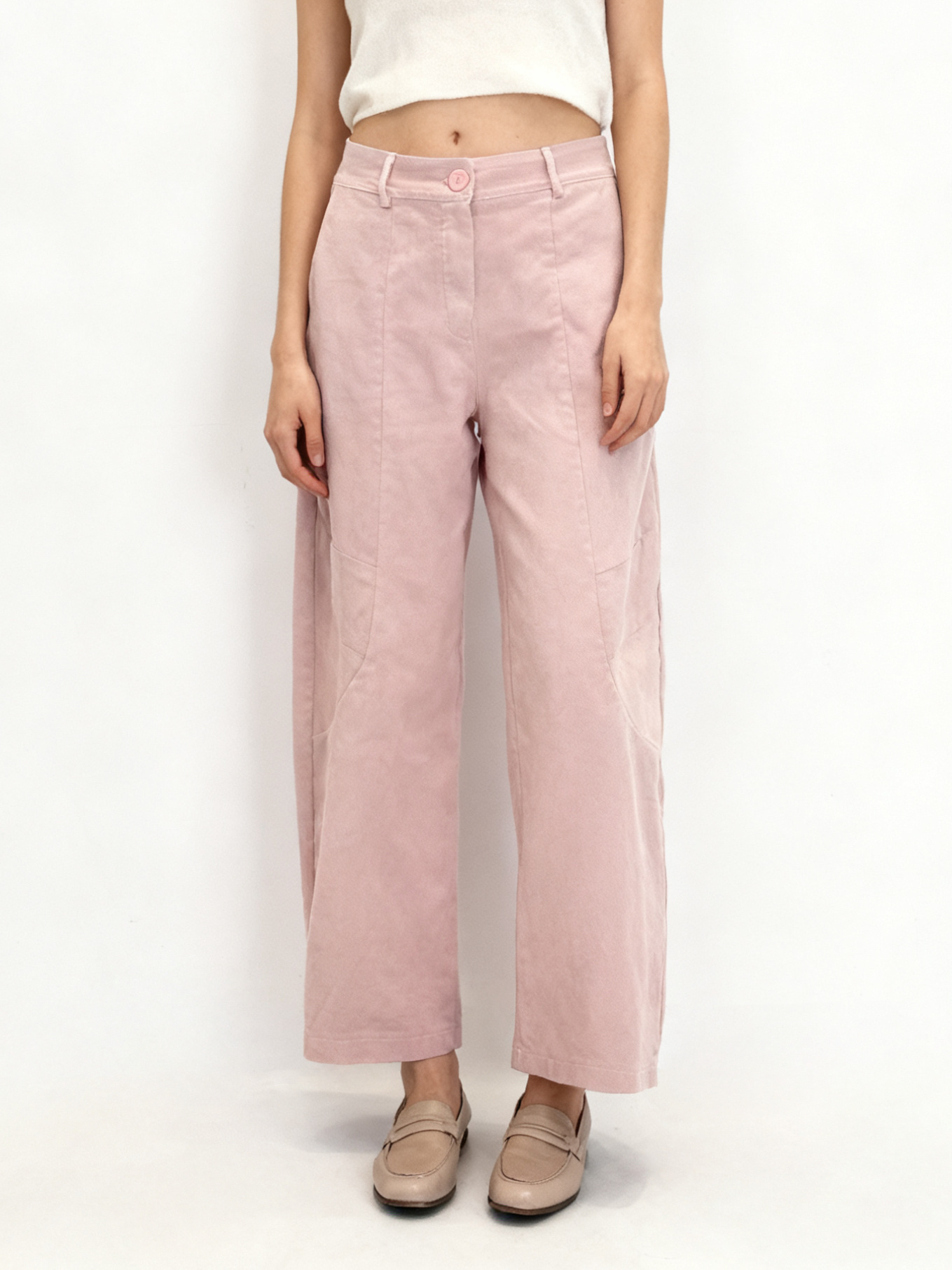 Grossista DOREMI - PANTALONI IN TWILL BARREL