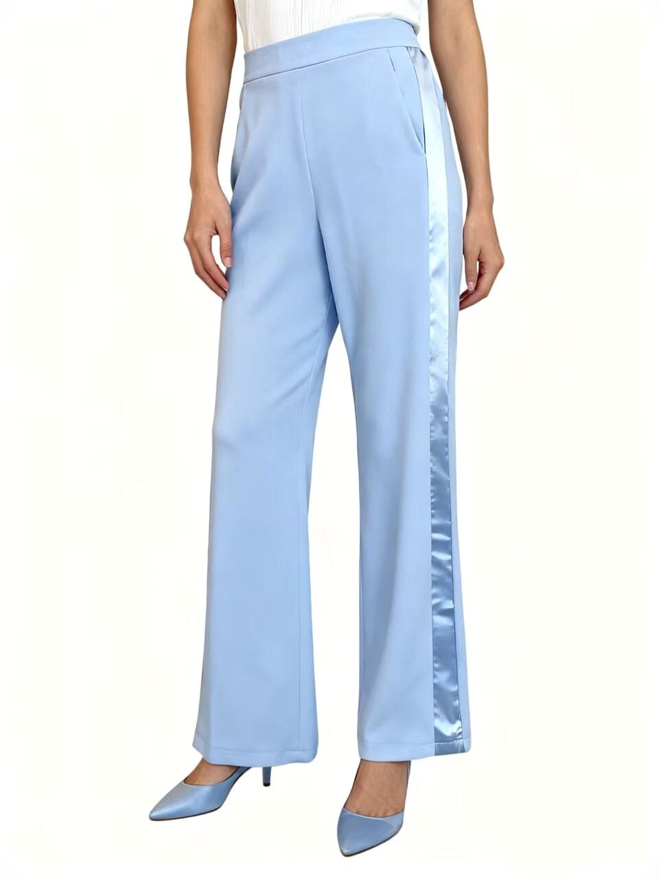 Wholesaler DOREMI - ELEGANT TROUSERS WITH SATIN STRIPES