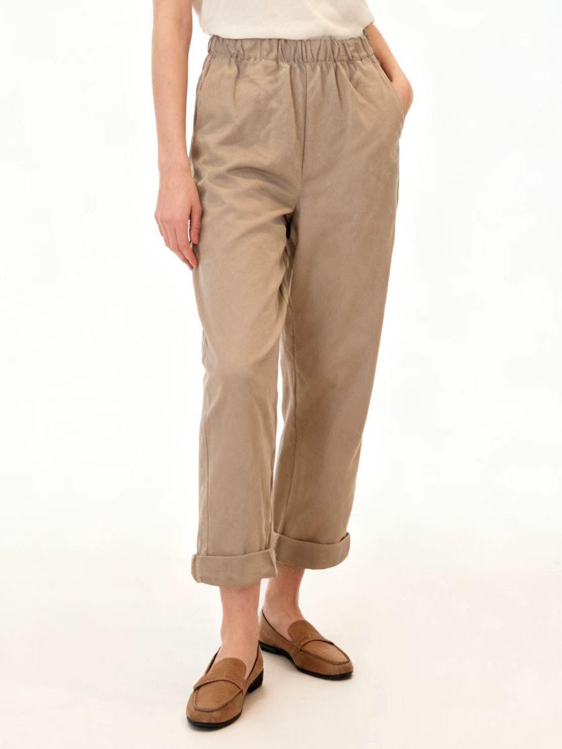 Grossista DOREMI - PANTALONI TWILL A CAROTA