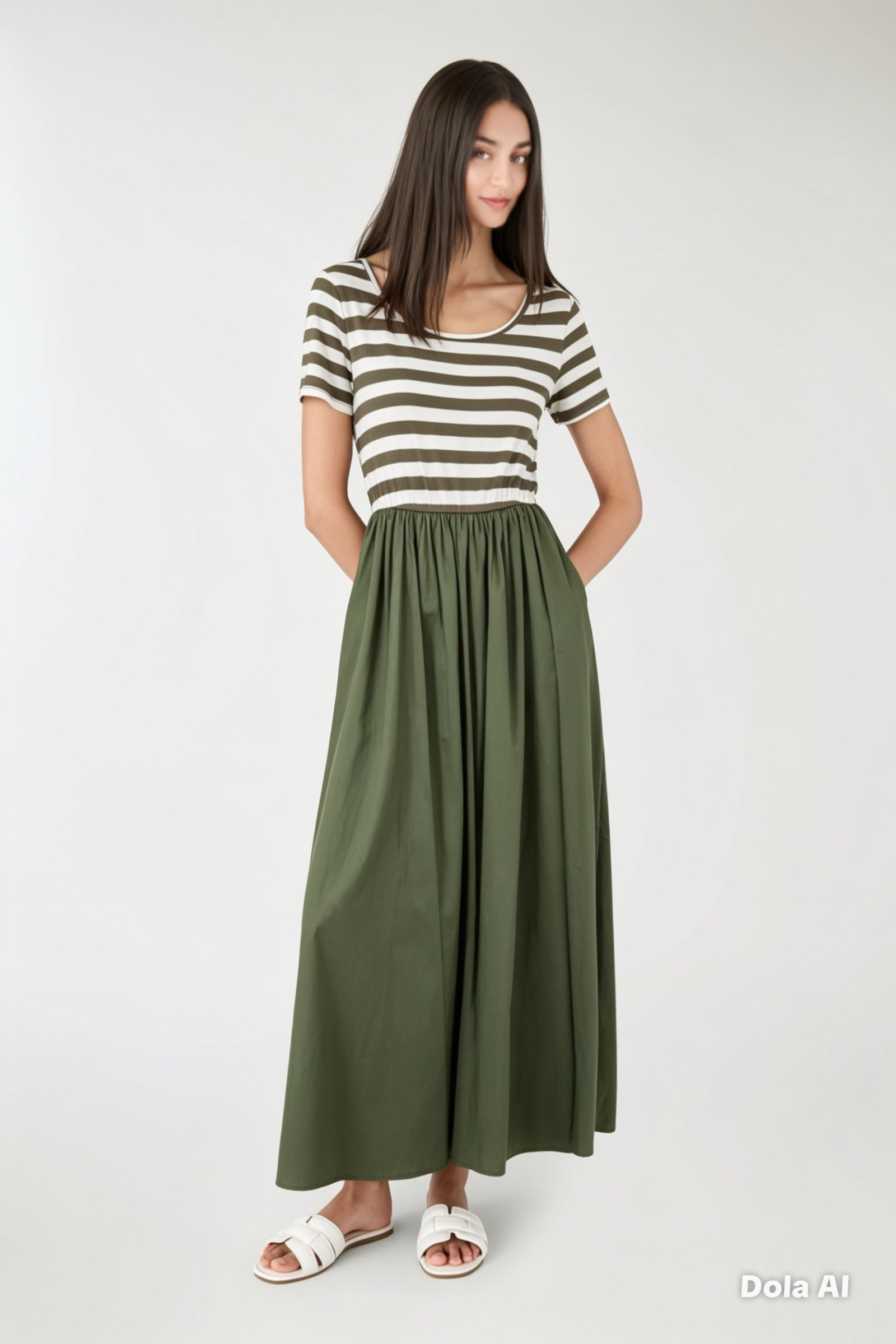T-shirt dress with flared skirt | Paris Fashion Shops