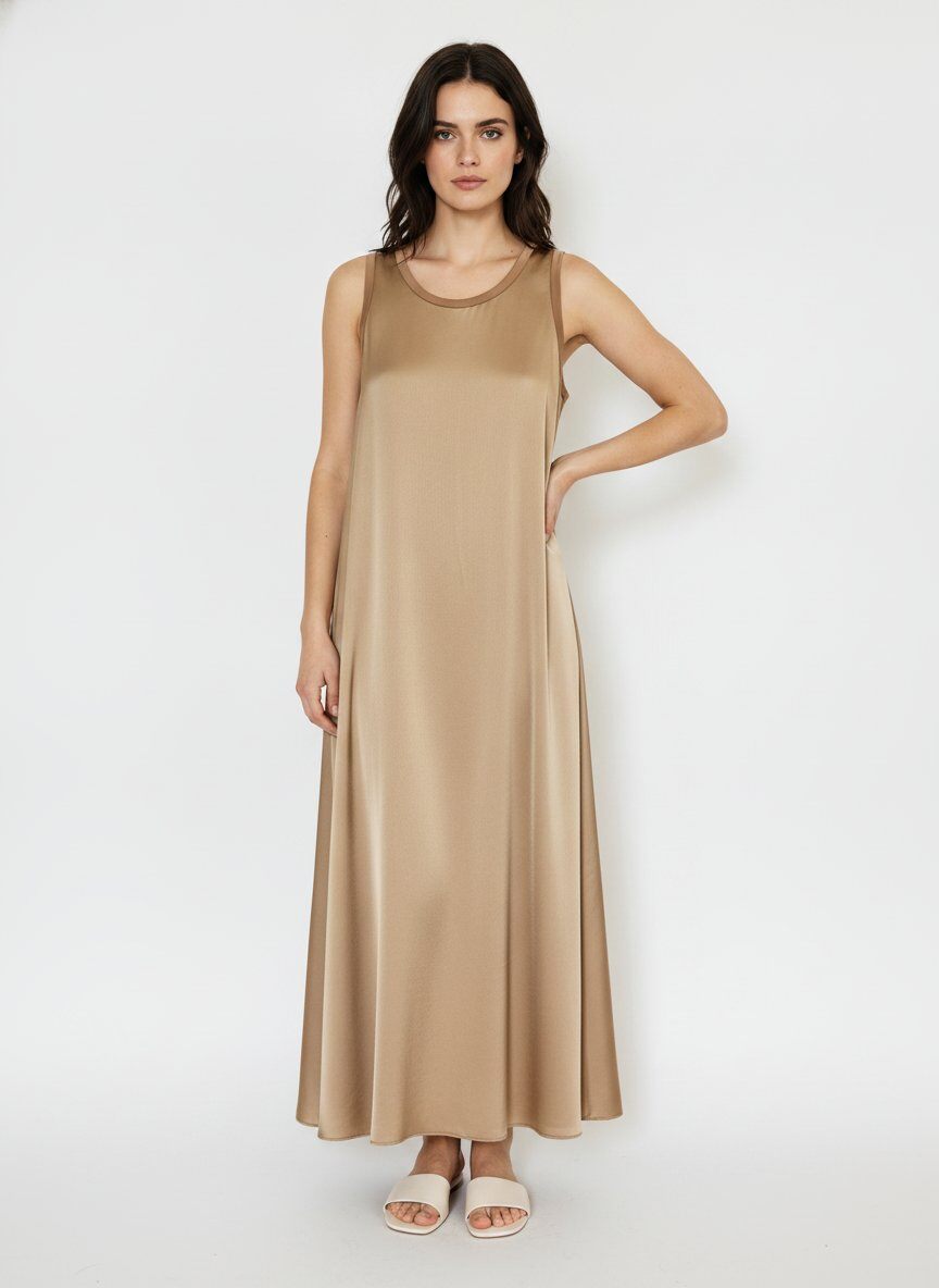 Grossiste DOREMI - Robe longue en satin