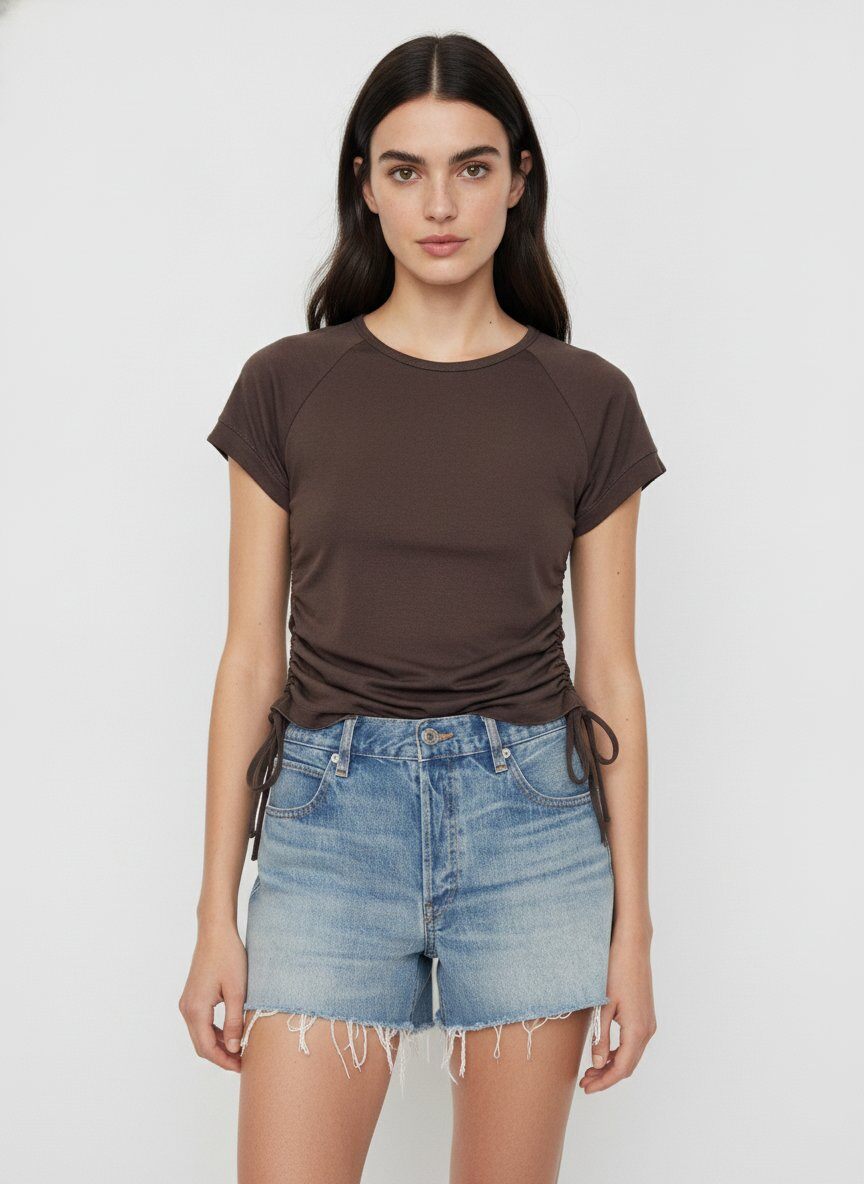 Wholesaler DOREMI - Short sleeve t-shirt with ruching