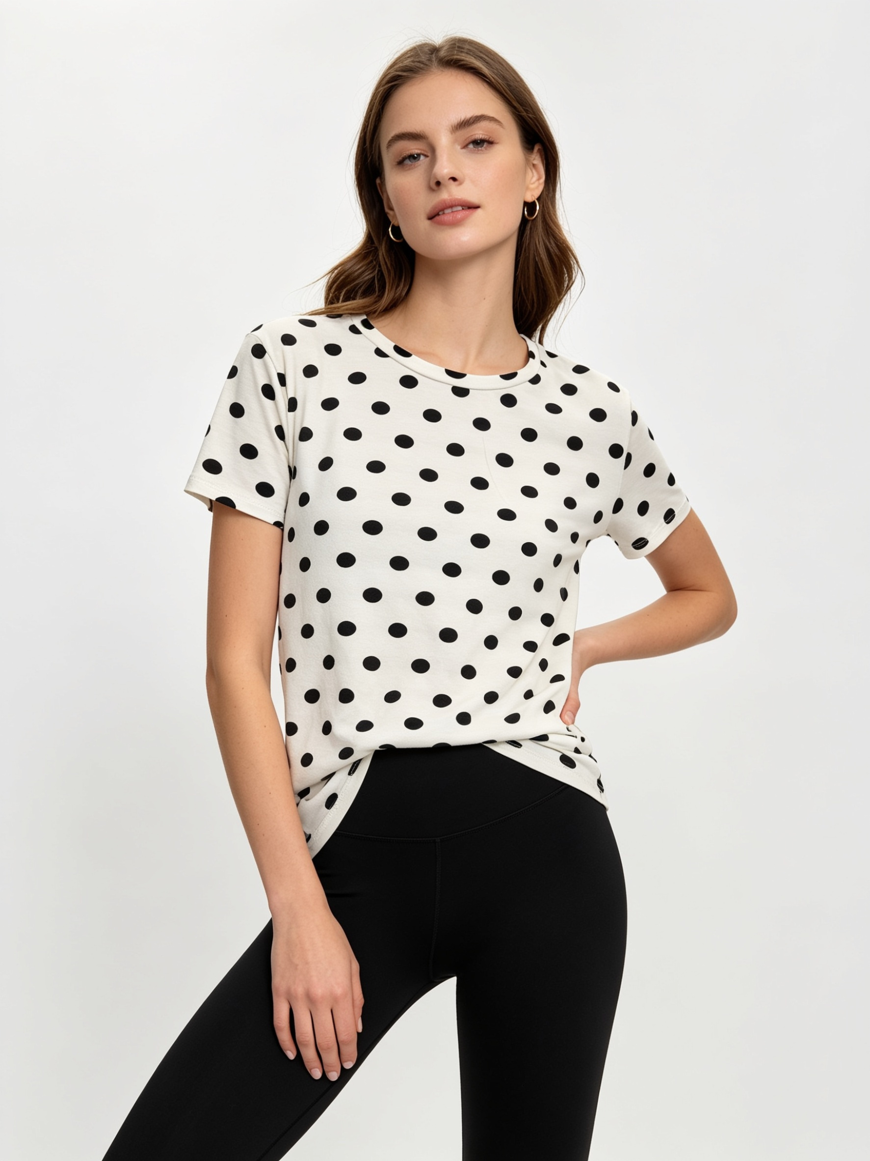 Mayorista DOREMI - Camiseta de algodón con lunares