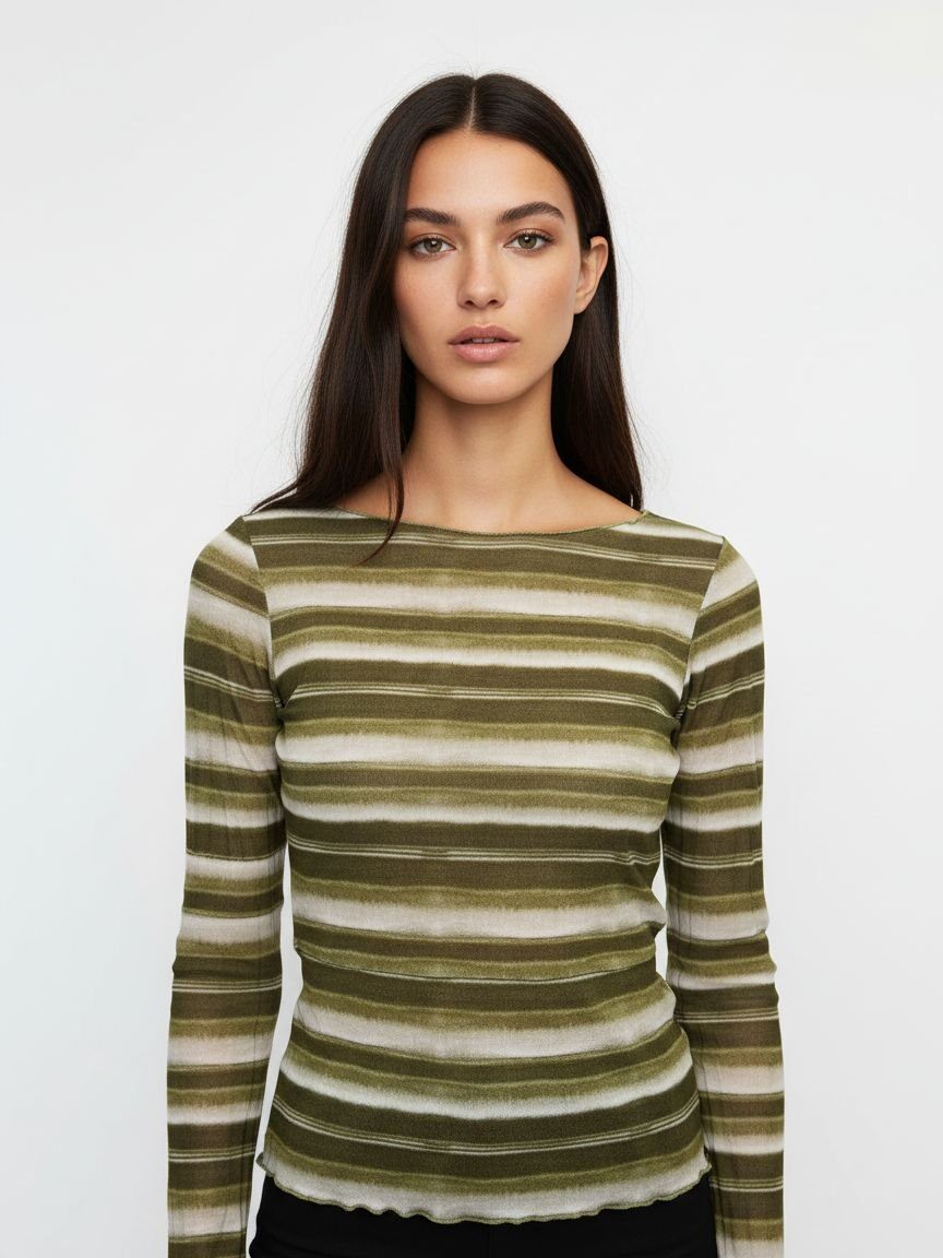 Wholesaler DOREMI - Printed modal cashmere t-shirt