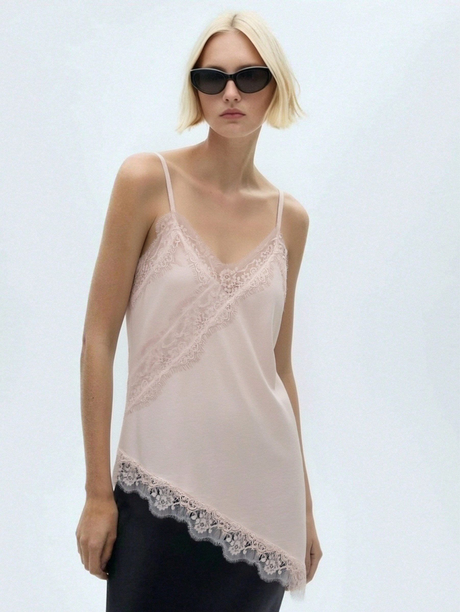 Grossista DOREMI - TOP LINGERIE ASIMMETRICO SLAVATO