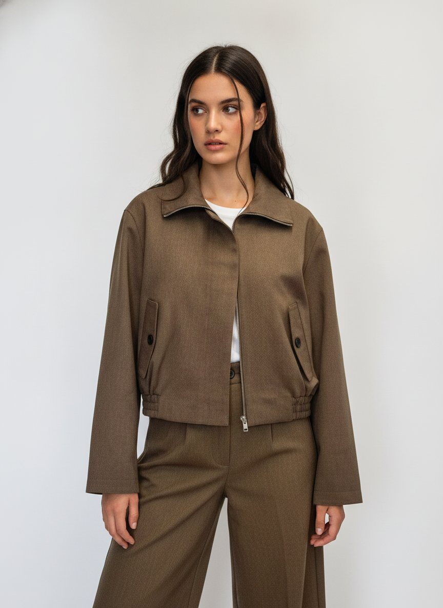 Wholesaler DOREMI - Bomber jacket with collar