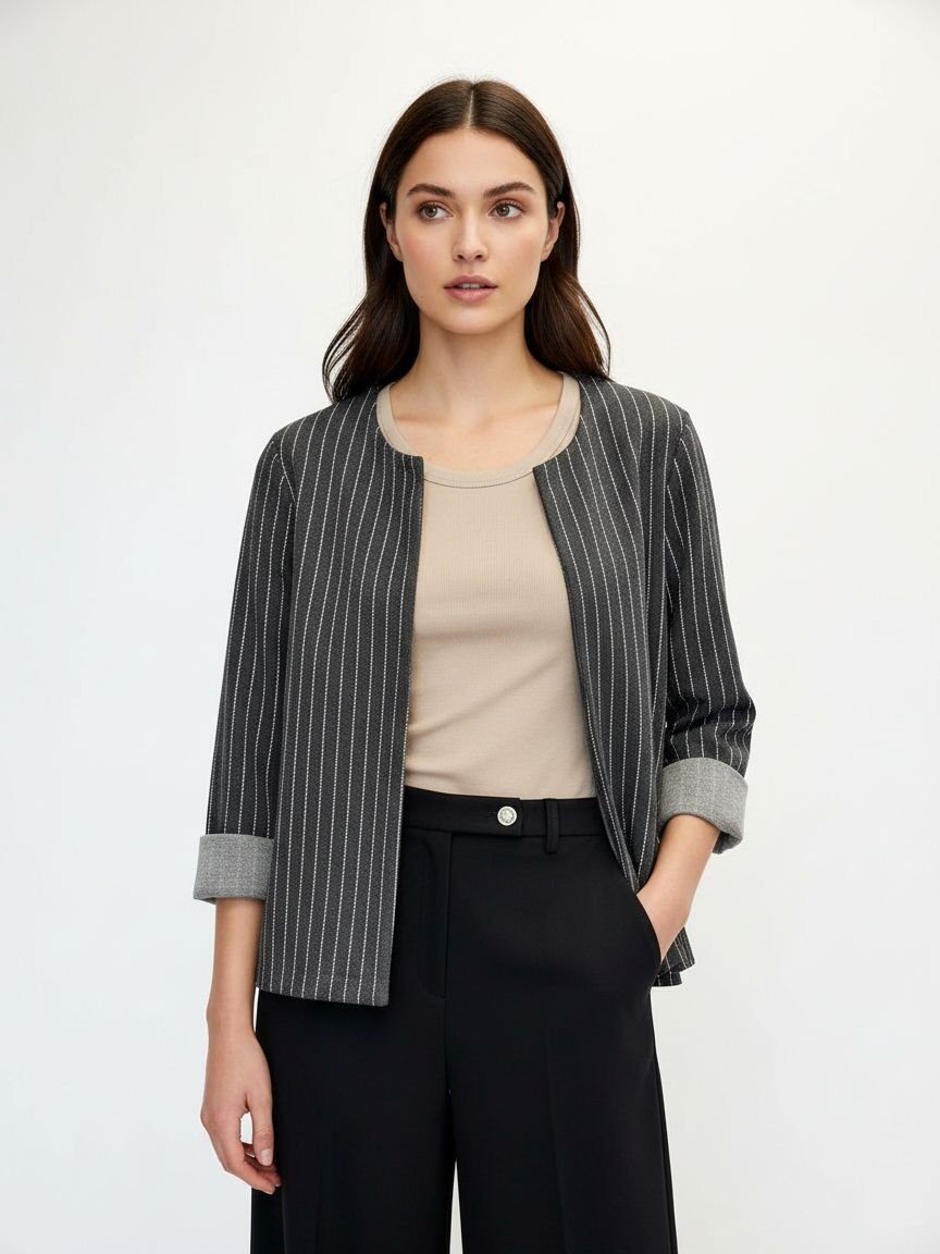 Wholesaler DOREMI - SHORT STRIPED JACKET