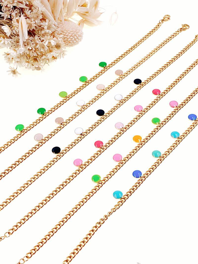 Wholesaler Dragon d'Or - Stainless steel anklet