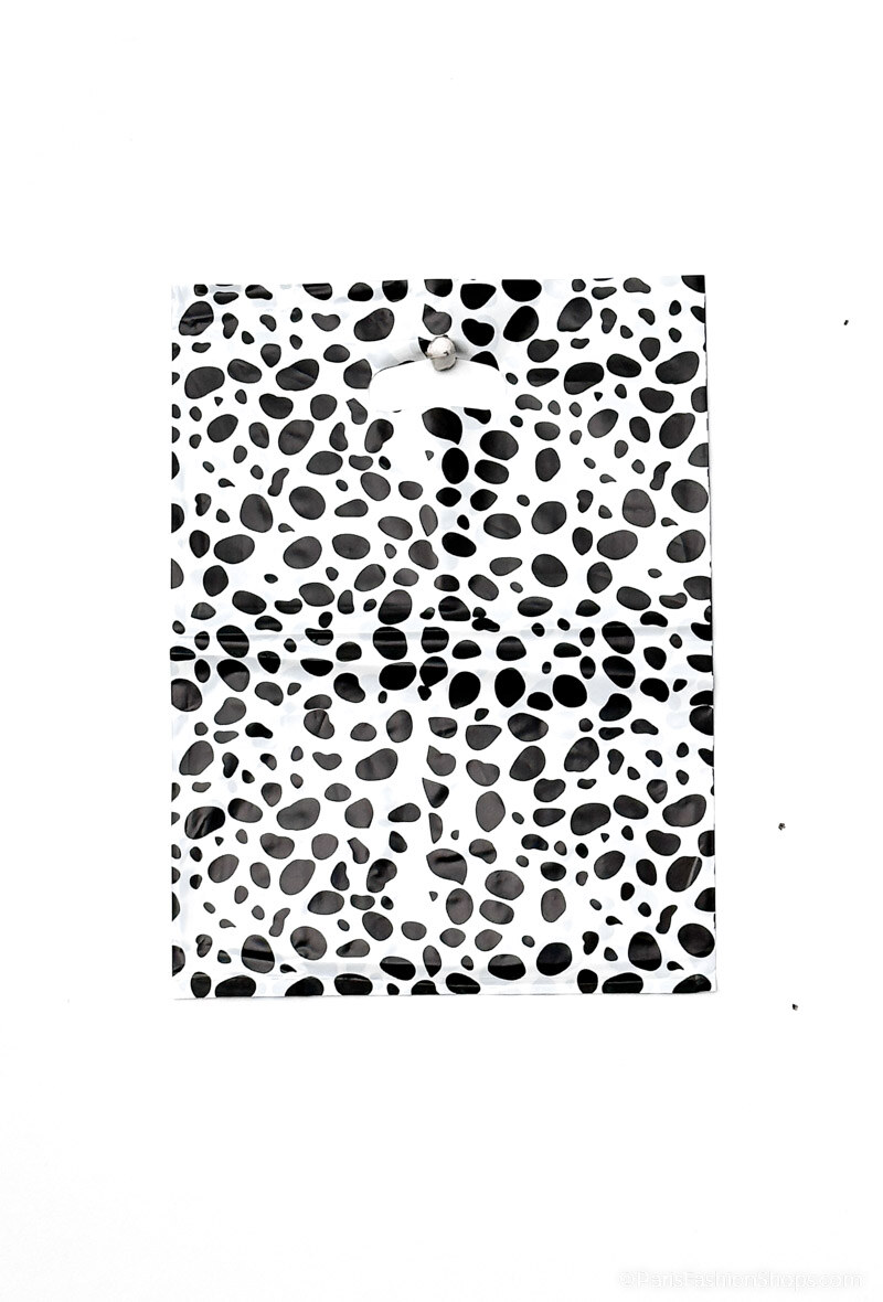 Großhändler DT XENON - Tasche mit ausgeschnittenen Griffen, Größe 35x45cm, Leopardenmuster bedruckt