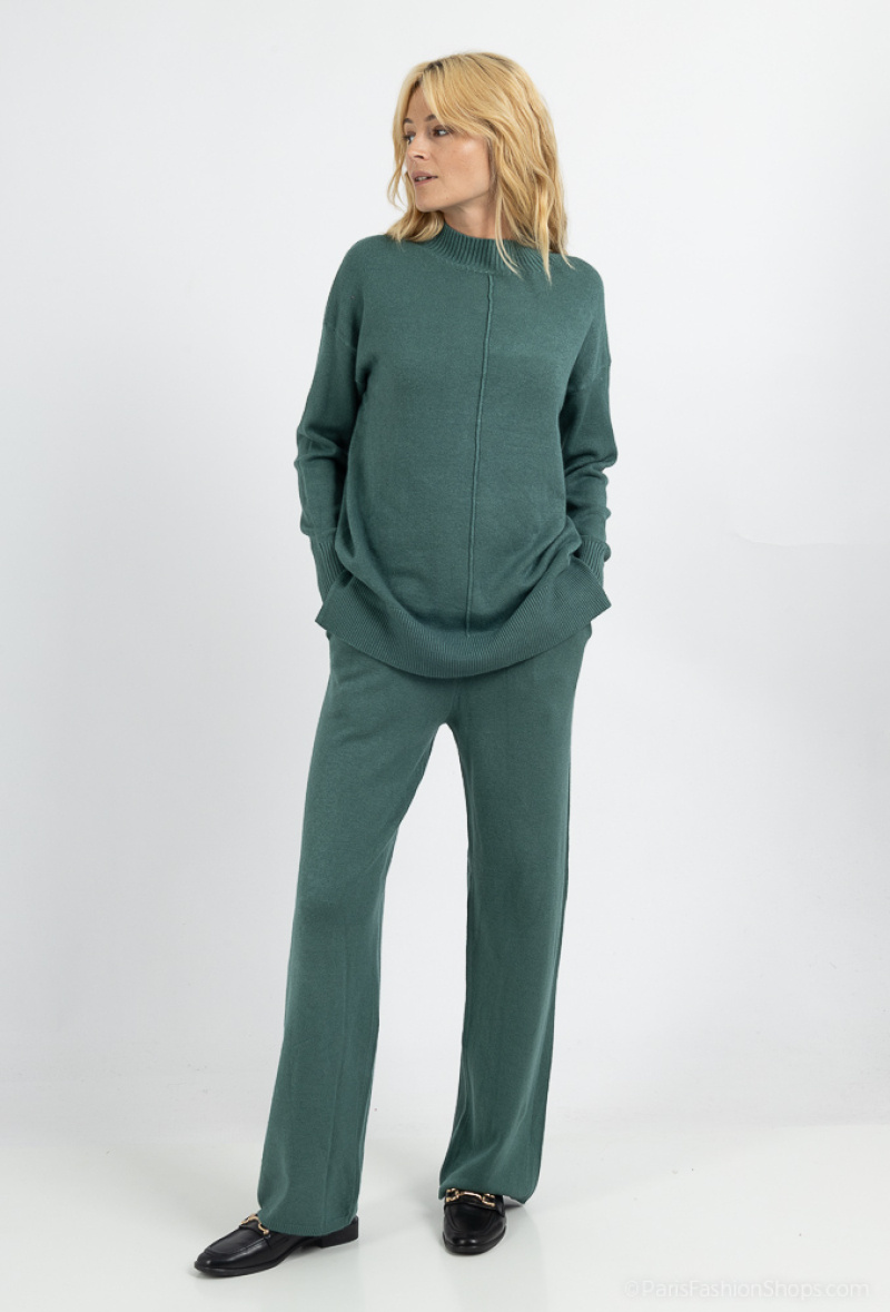 Wholesaler E.DIVA - Hooded jumper waistcoat with pockets