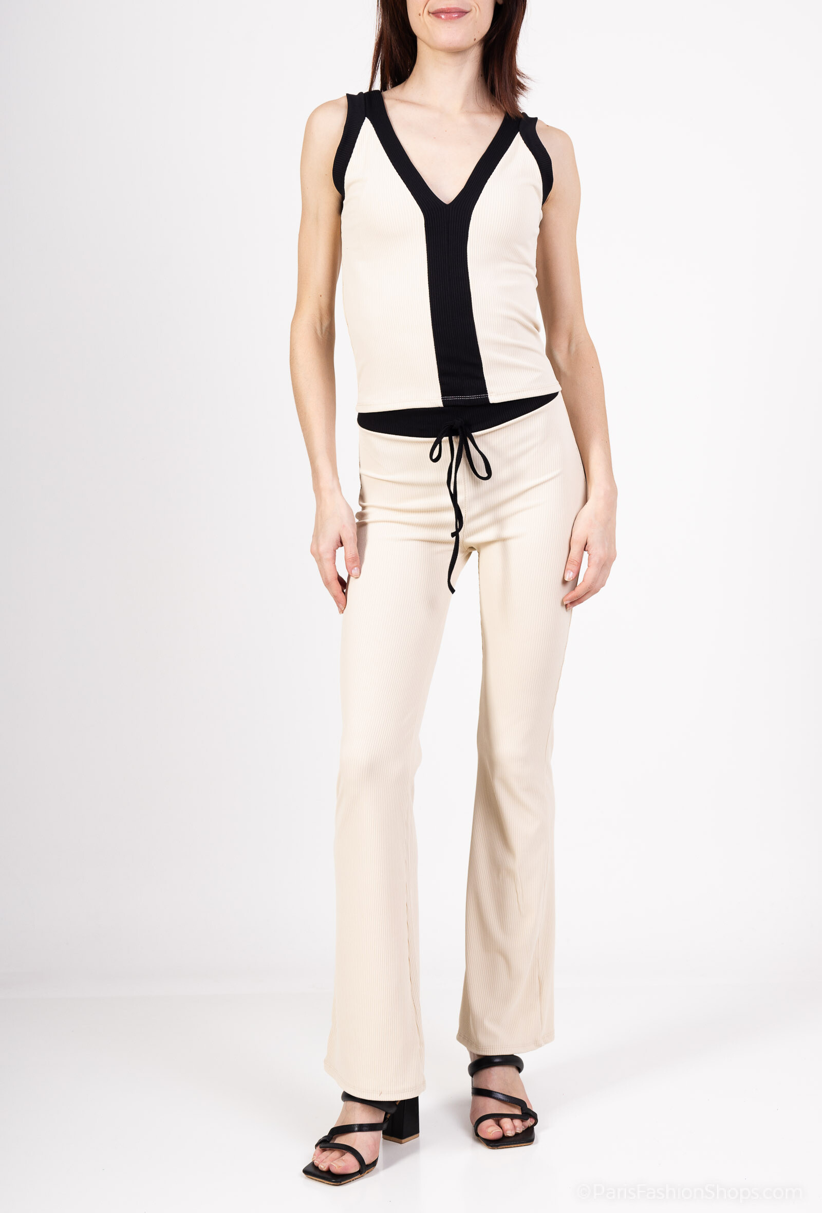 Wholesaler E.DIVA - T-shirt set + Border pants