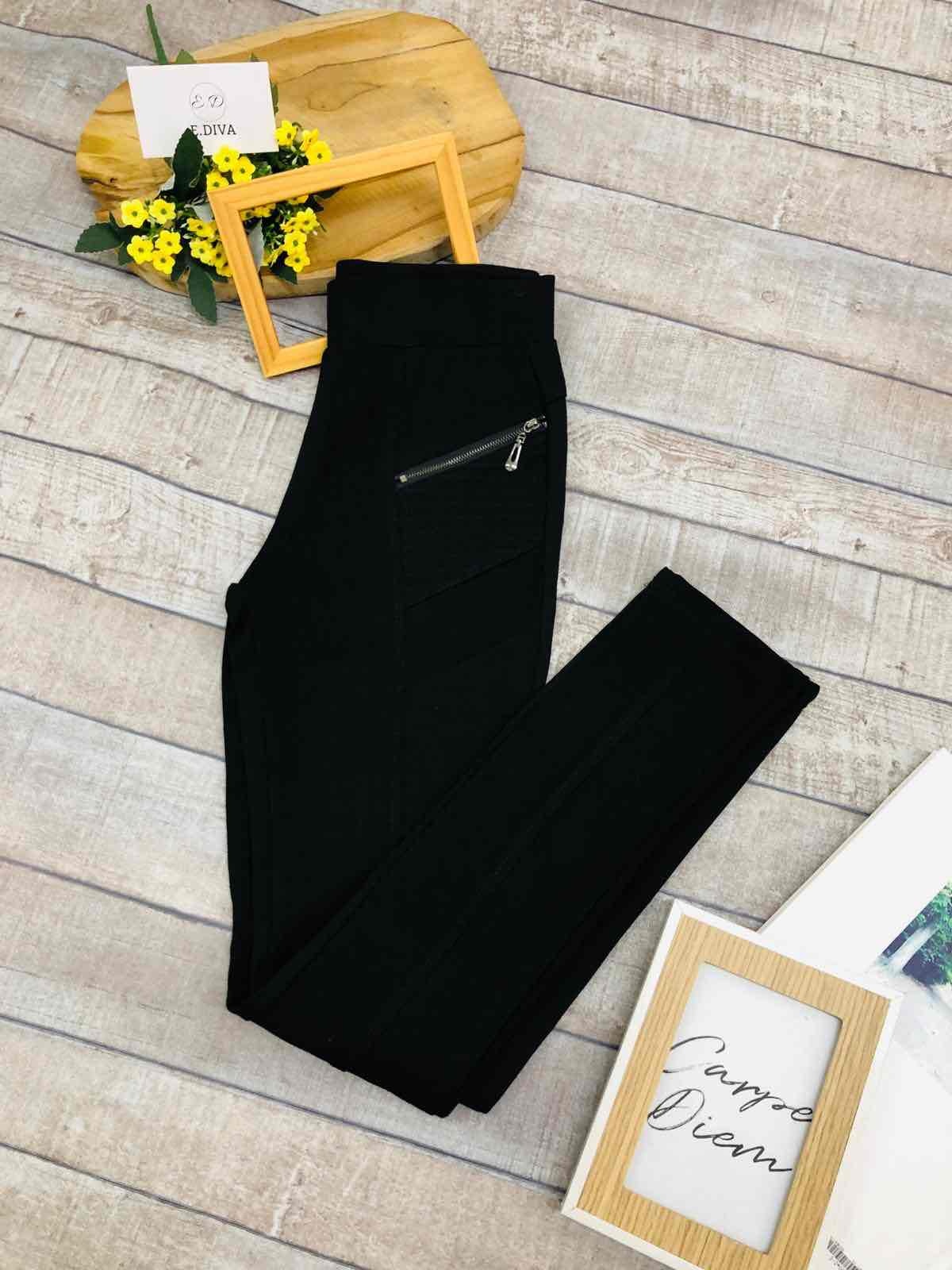 Großhändler E.DIVA - 5046-Leggings mit Reißverschluss