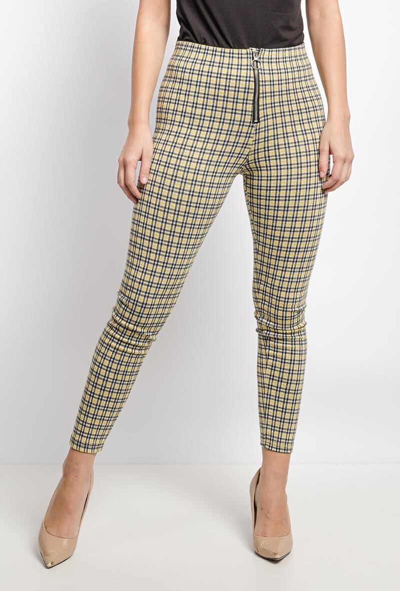 Großhändler E.DIVA - 17317-Karomuster-Leggings