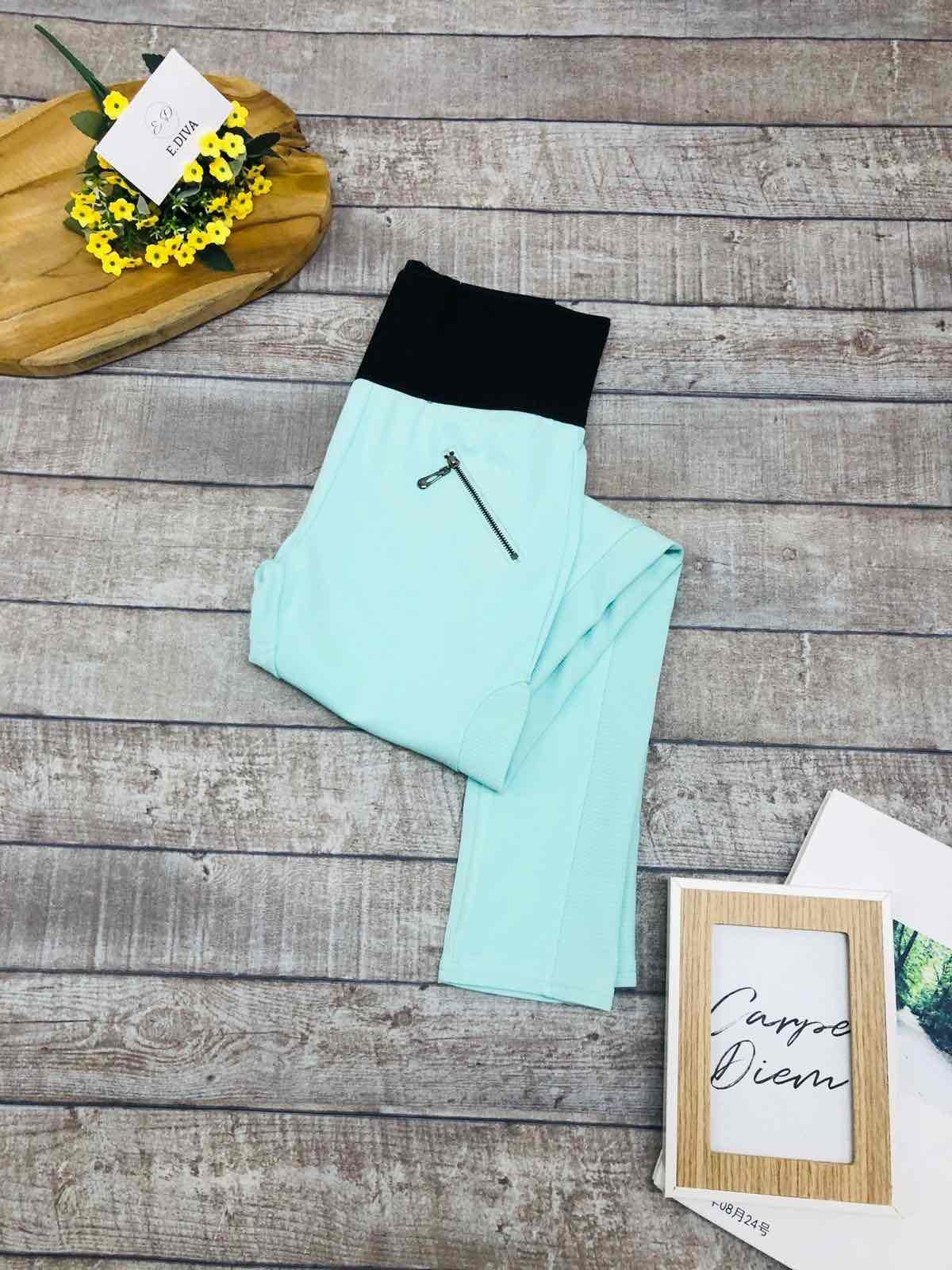 Grossiste E.DIVA - 5045 -Leggings avec bande élastique à la taille