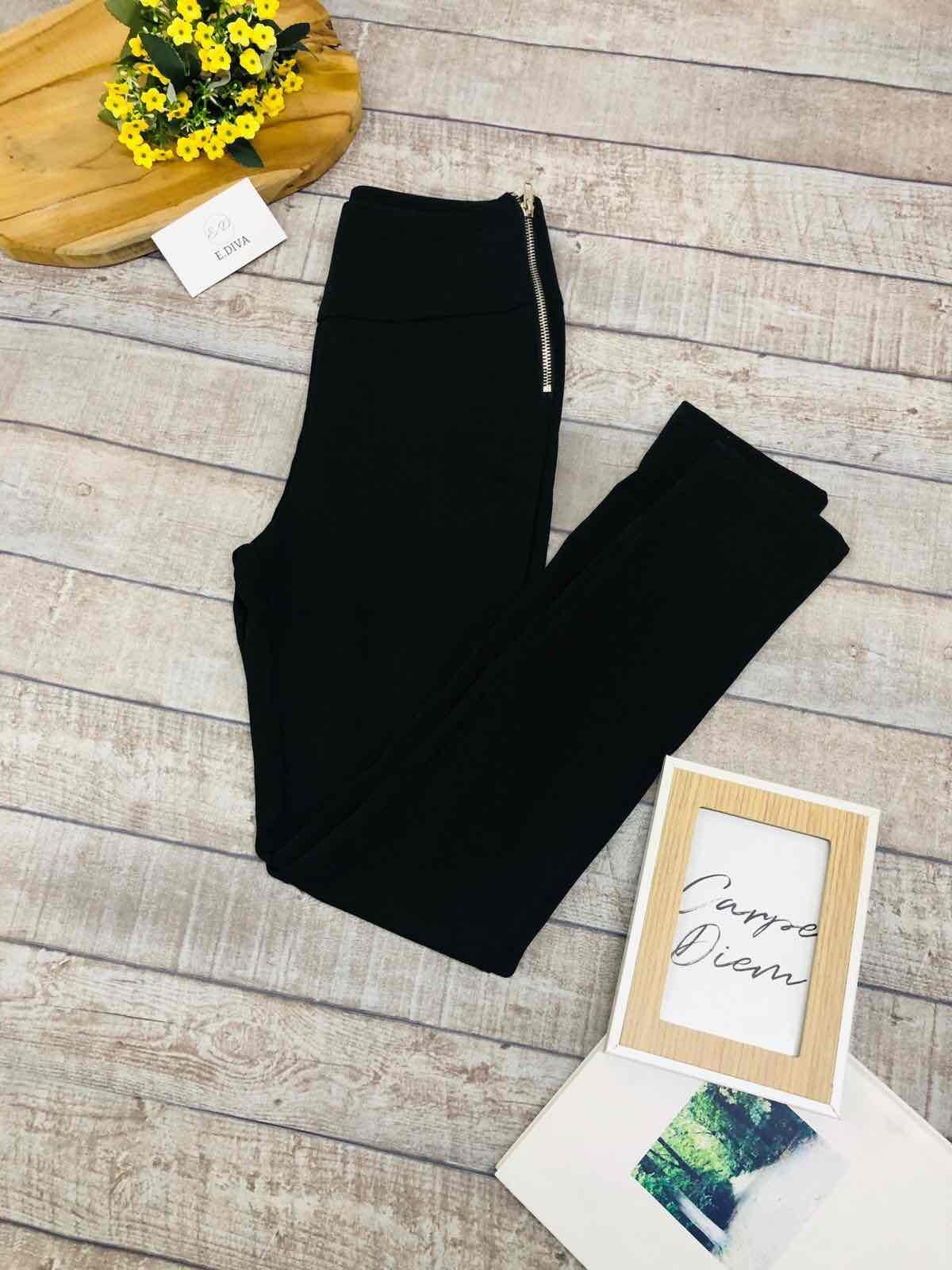 Grossiste E.DIVA - 1879 - Leggings avec côté fermeture éclair