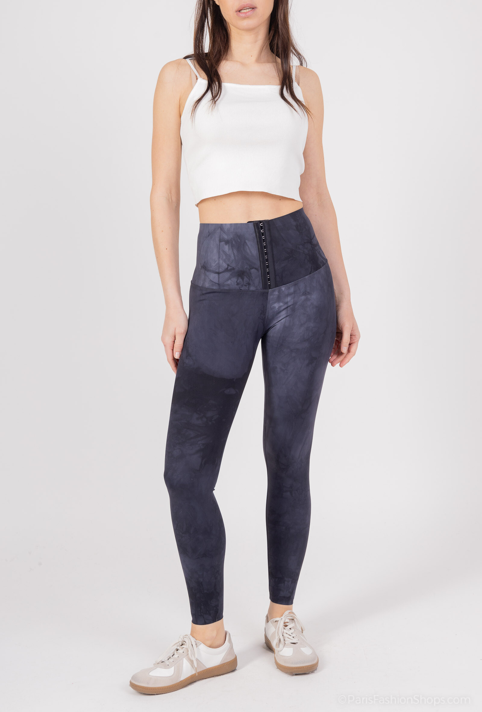 Wholesaler E.DIVA - Flared ribbed leggings pants