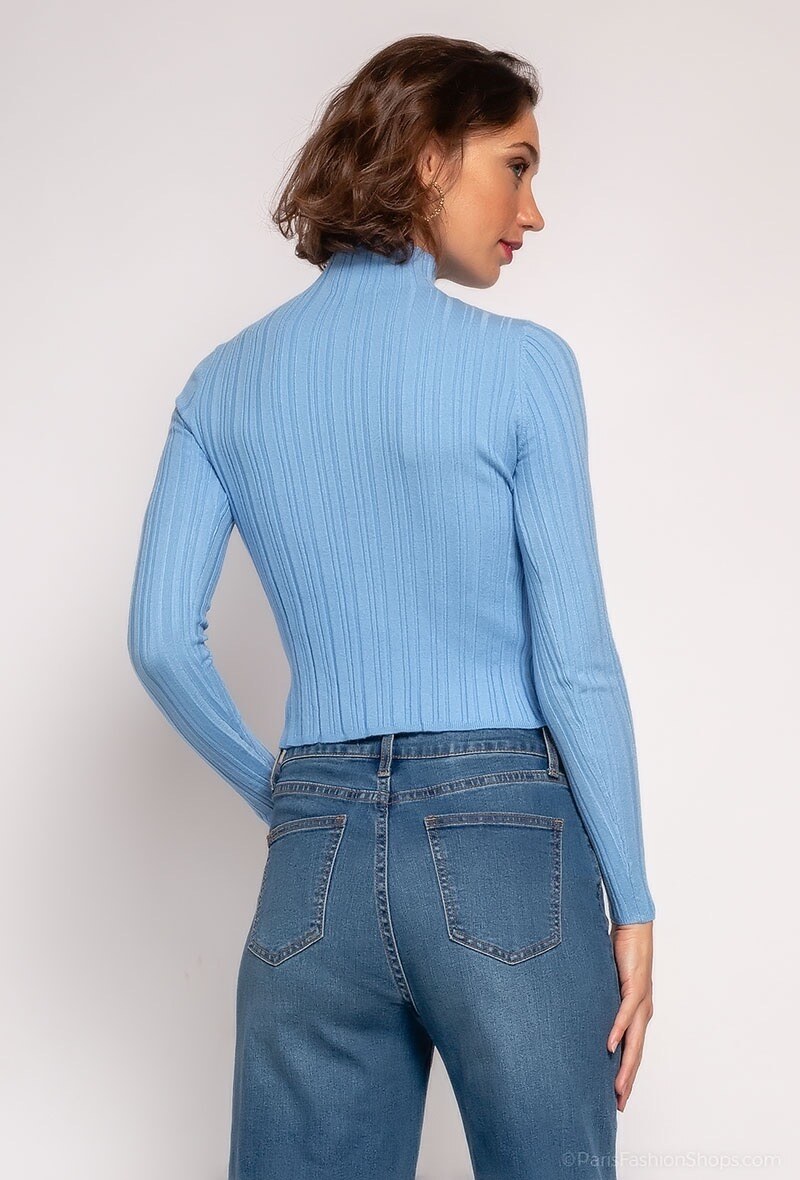 Wholesaler E.DIVA - Cropped ribbed jumper